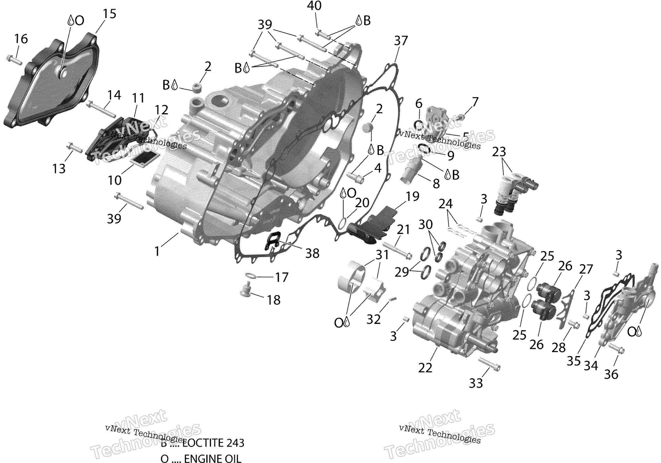 Rotax сцепление крышка Se6
