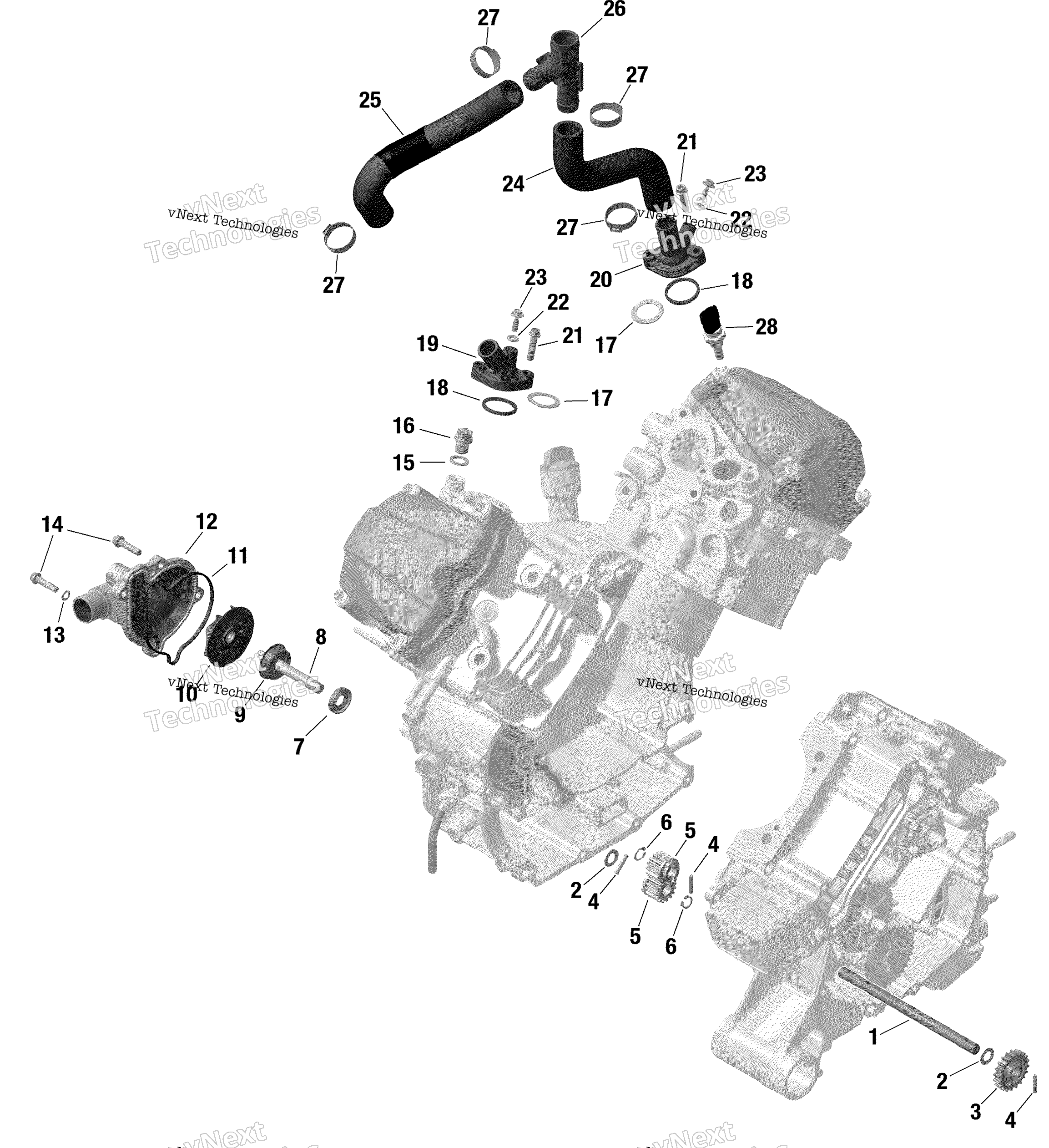 Rotax двигатель охлаждение