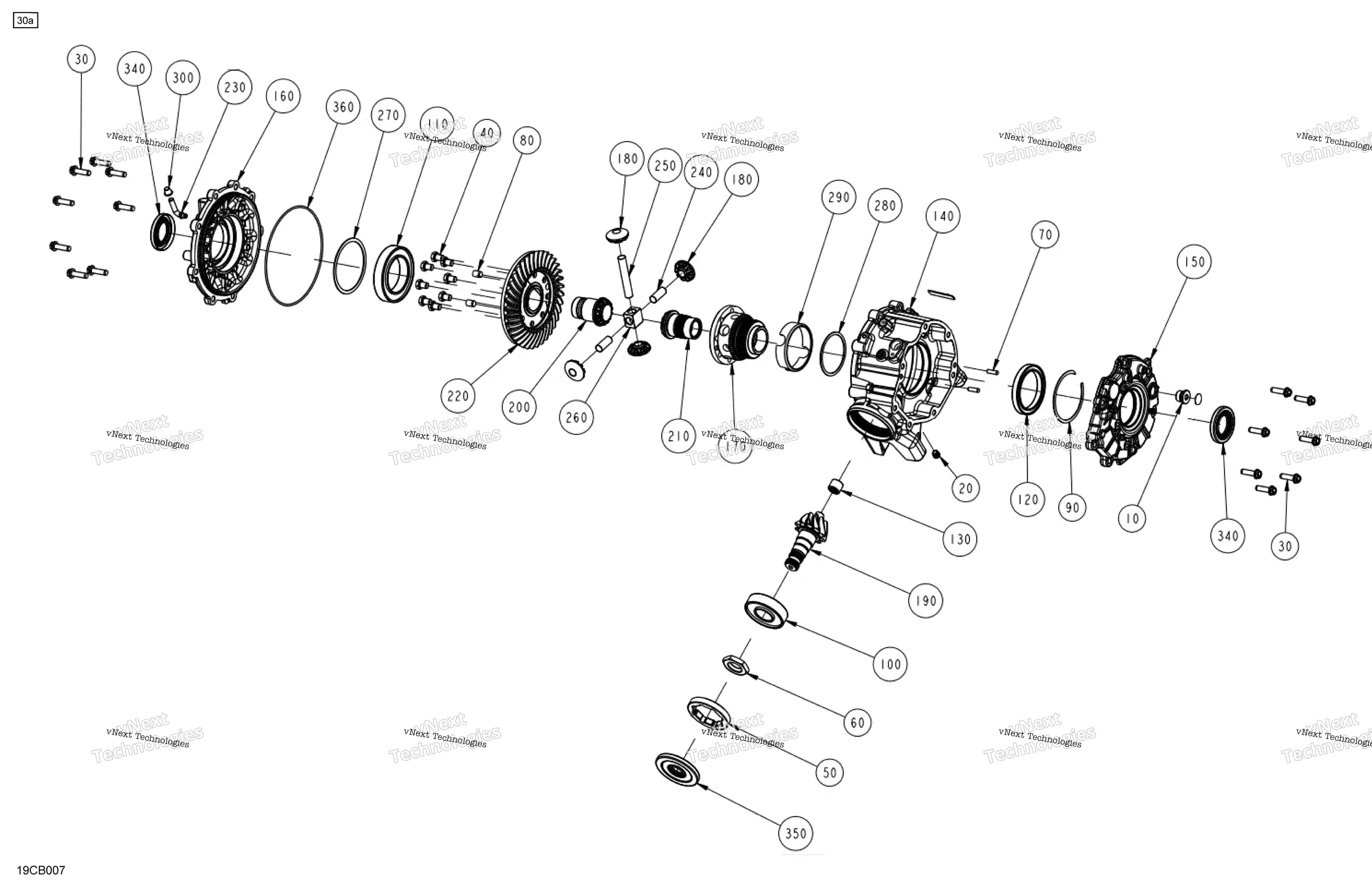 Привод - Front - Differential Parts - With Abs