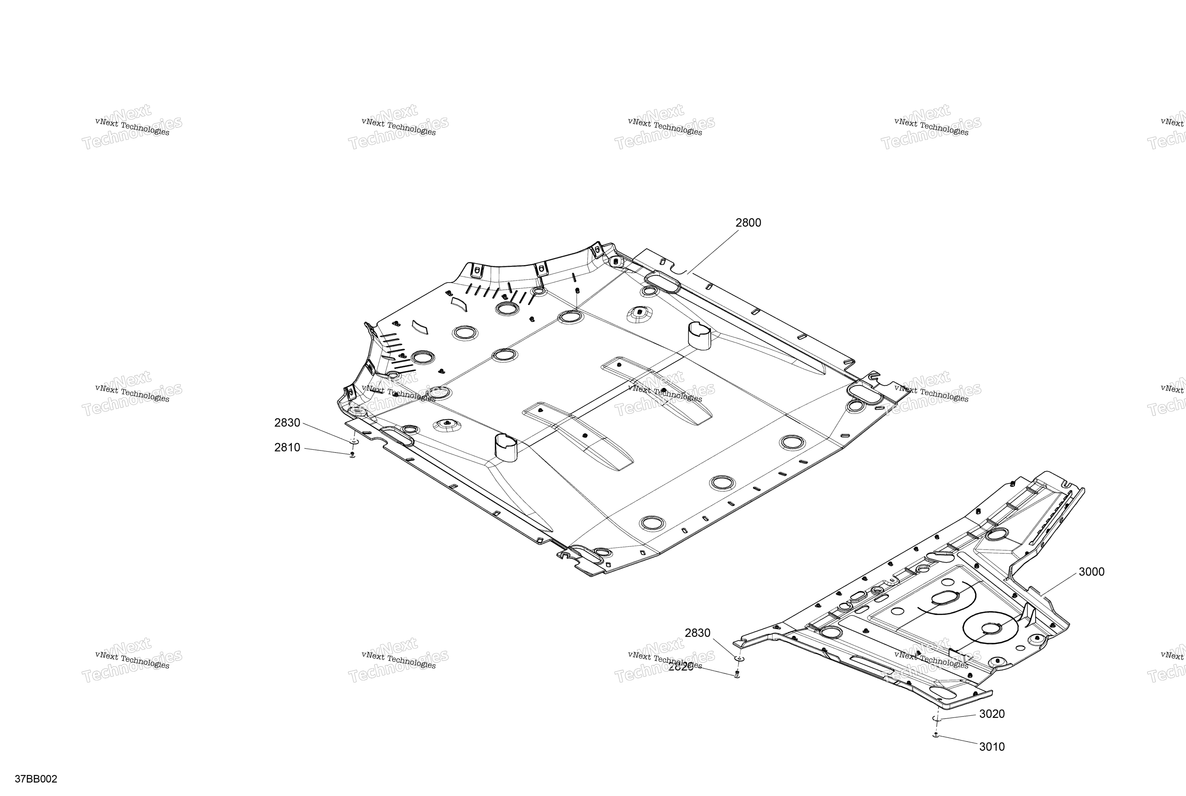 кузов Skid Plate