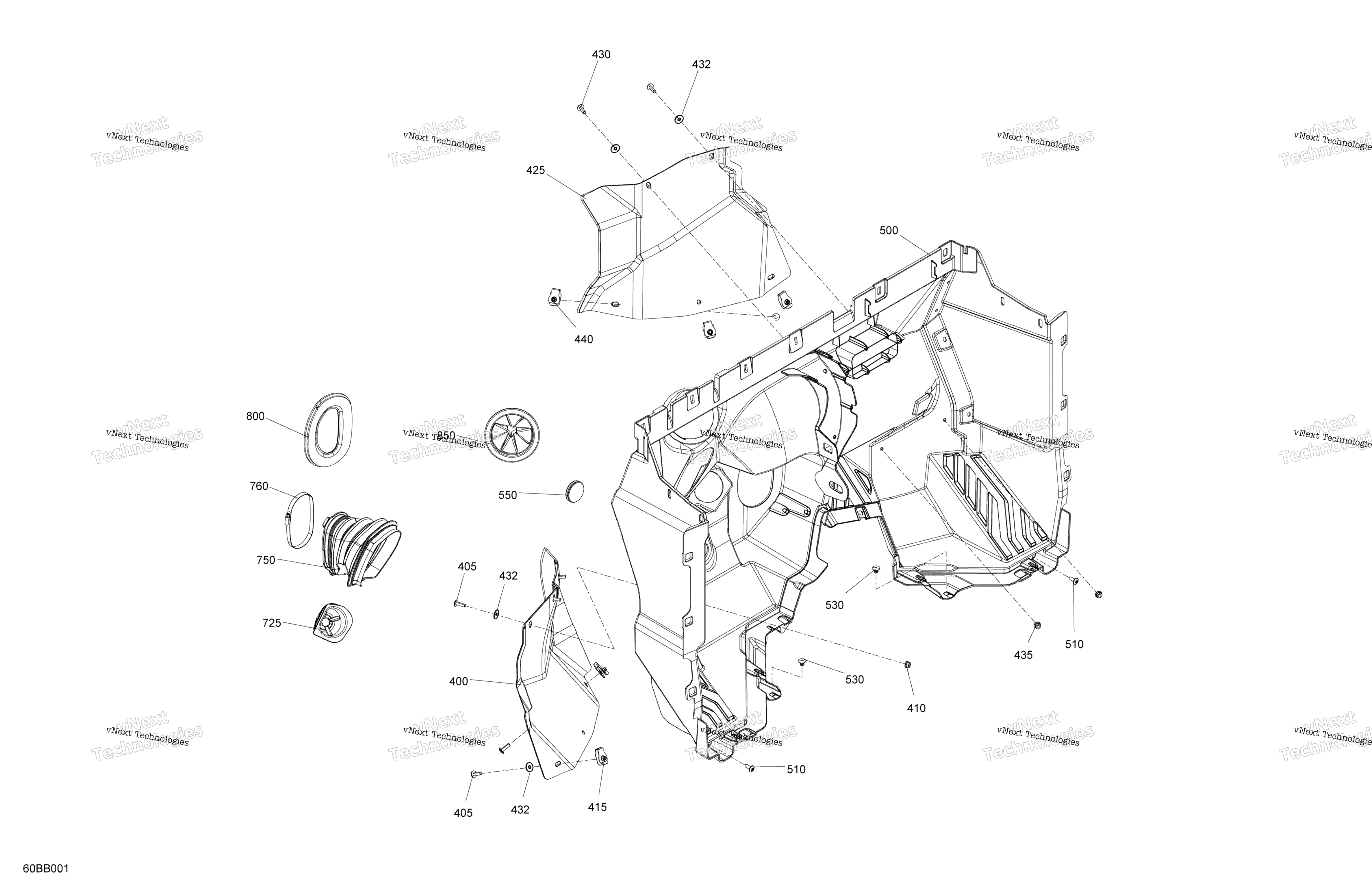 Cab Interior Firewall