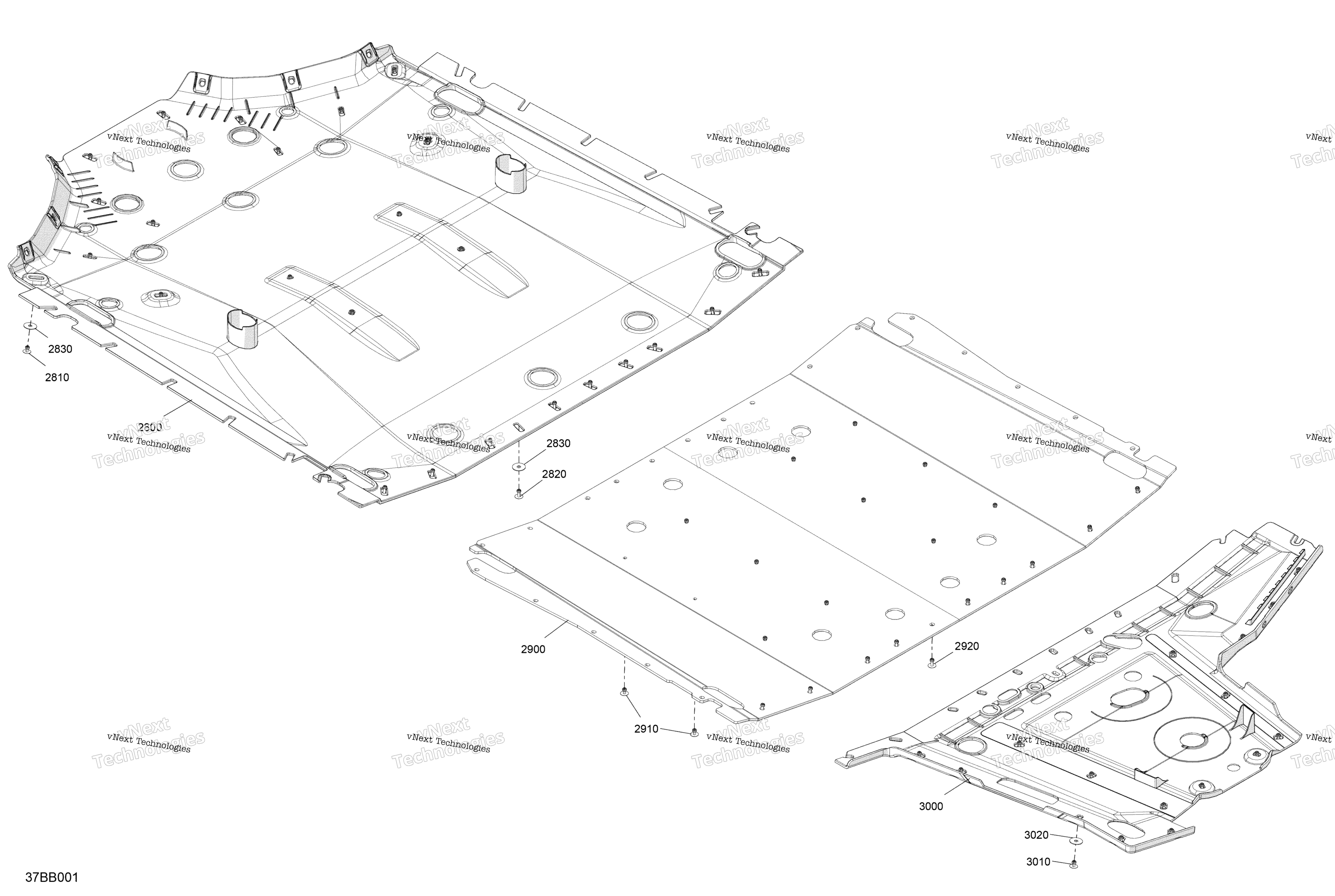 кузов Skid Plate