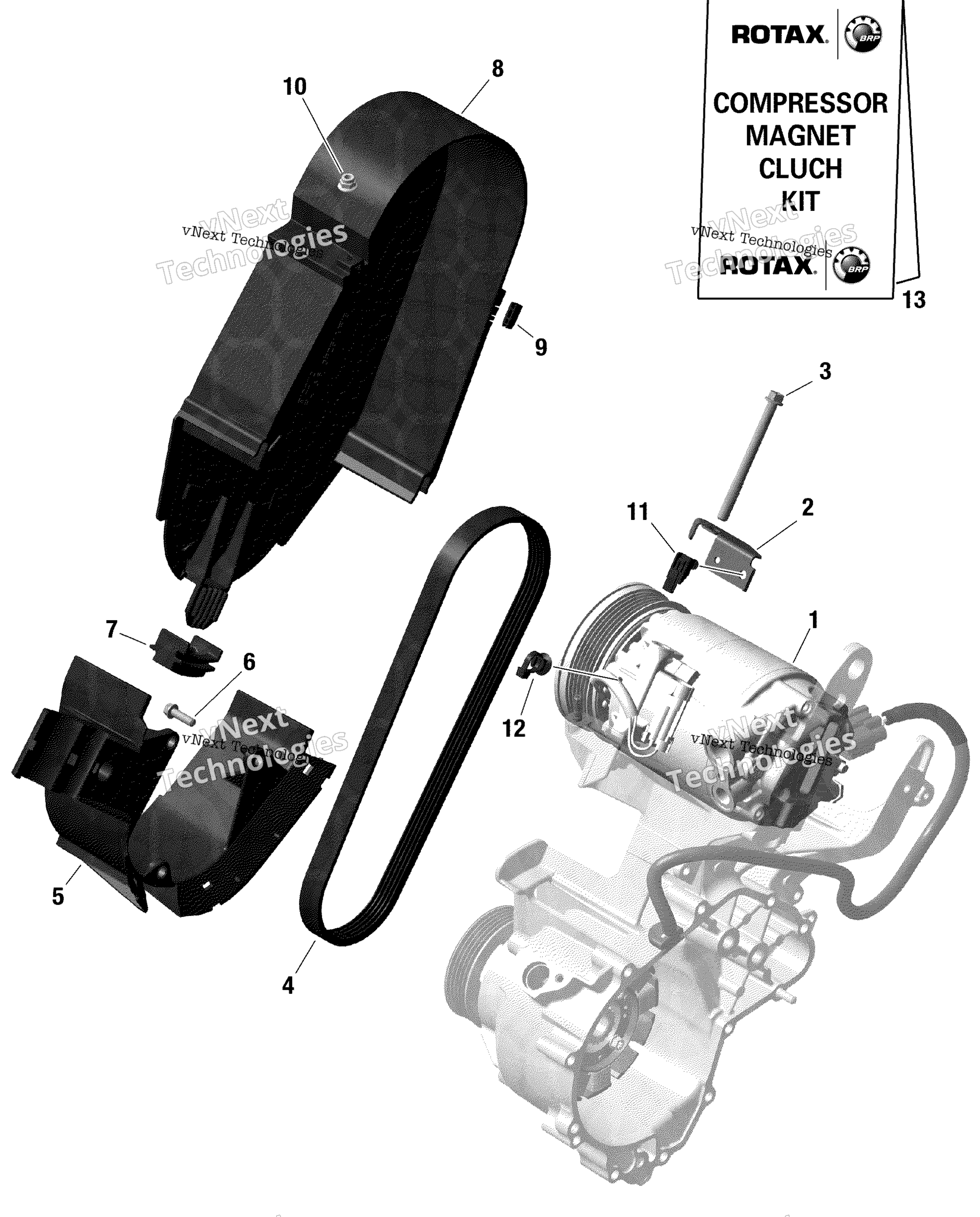 Rotax Воздушный Conditionning Ltd Cab