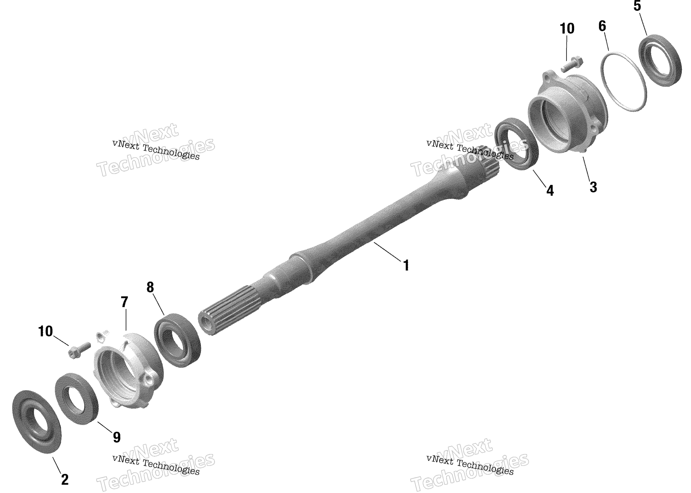 Rotax привод Shaft