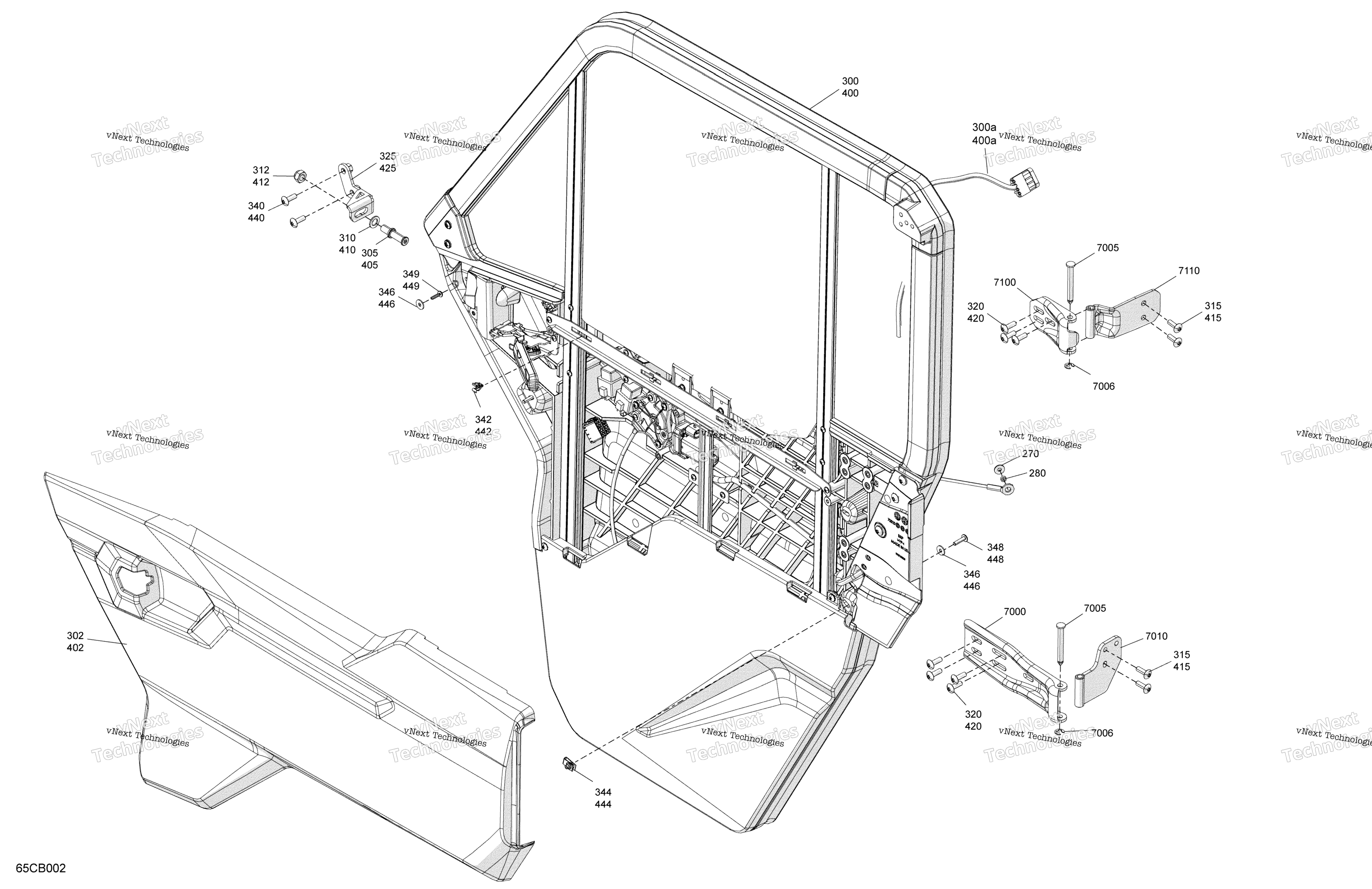 Enclosure Cab Doors