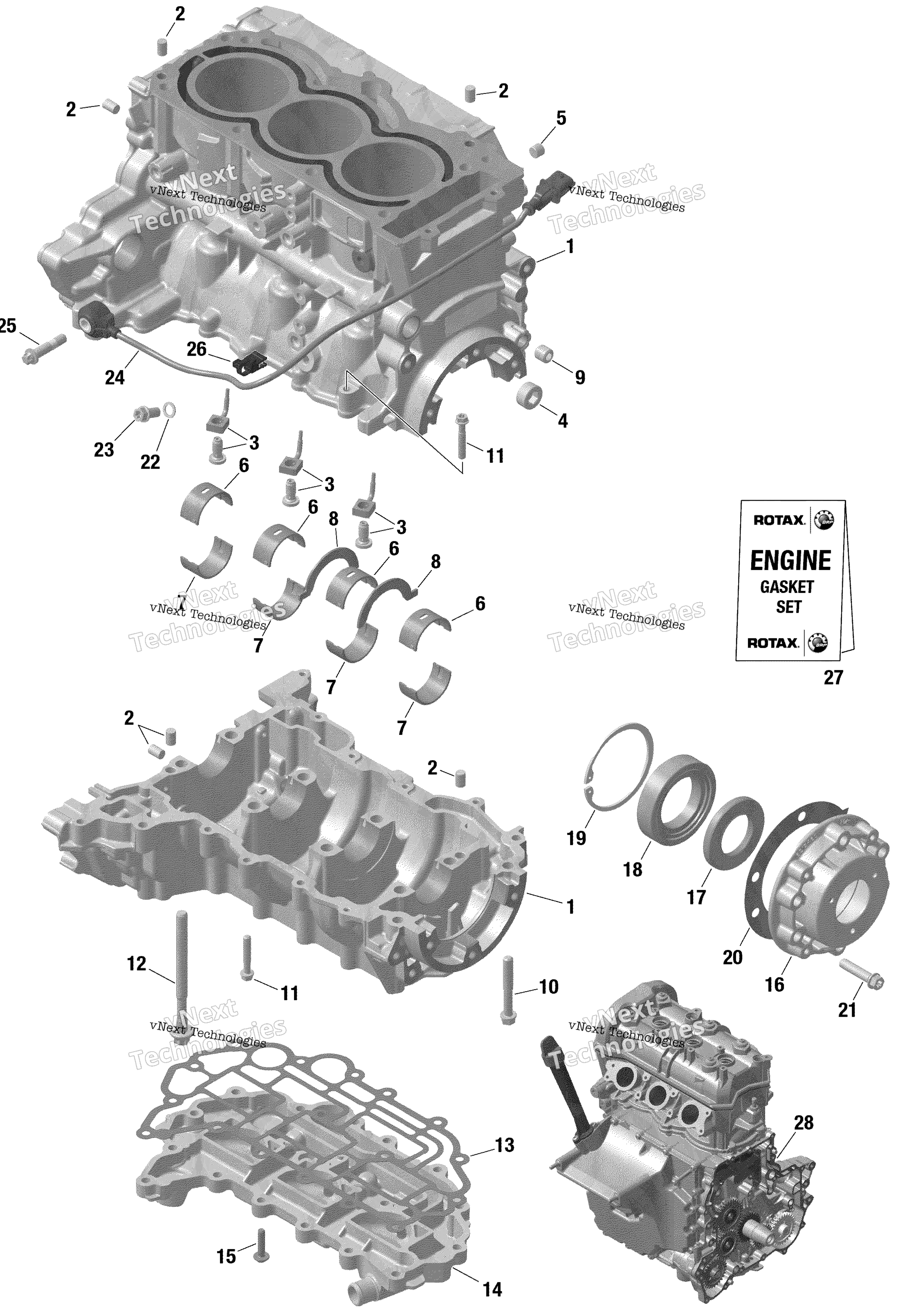 Rotax Crankcase Turbo
