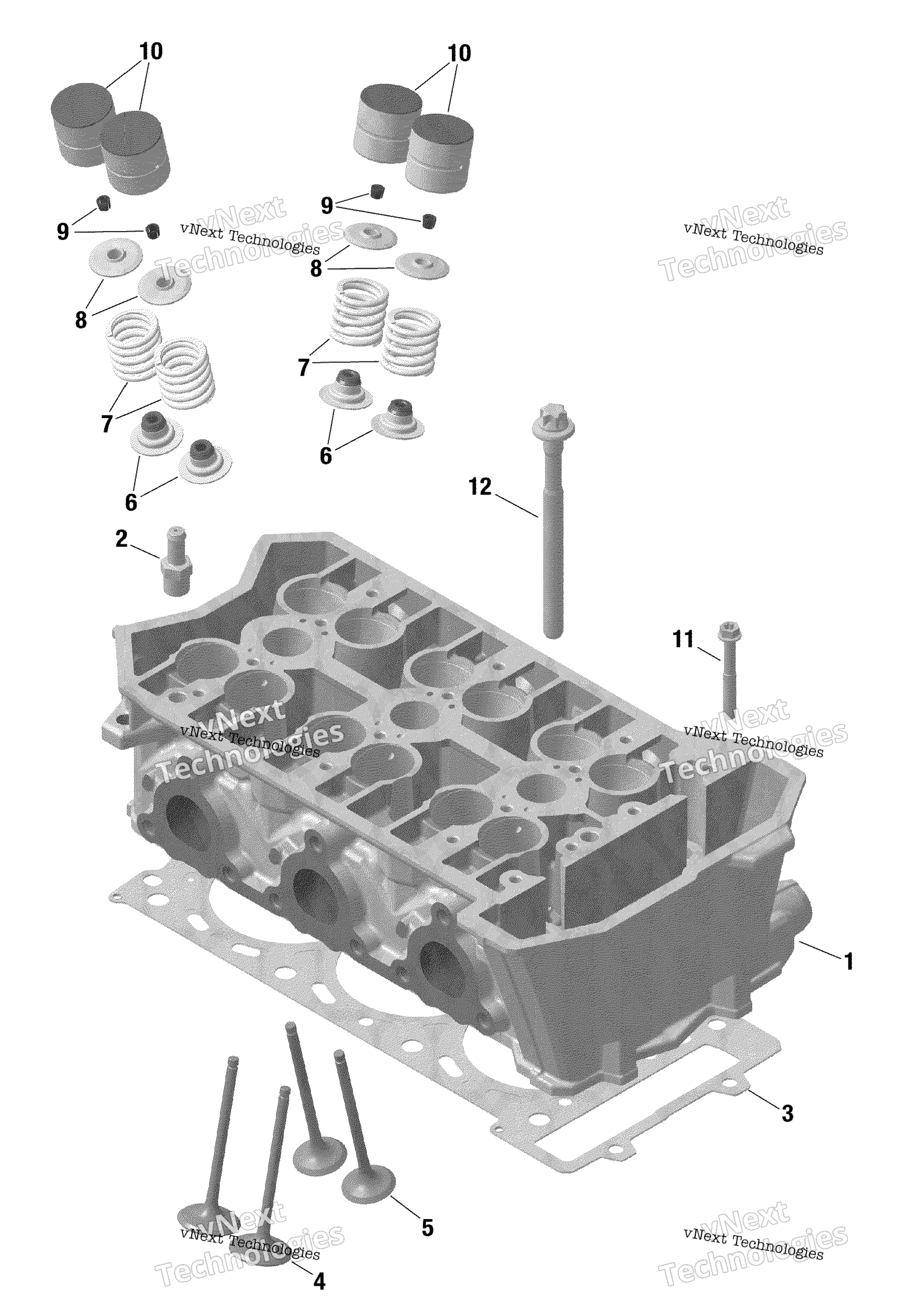 Rotax цилиндр головка