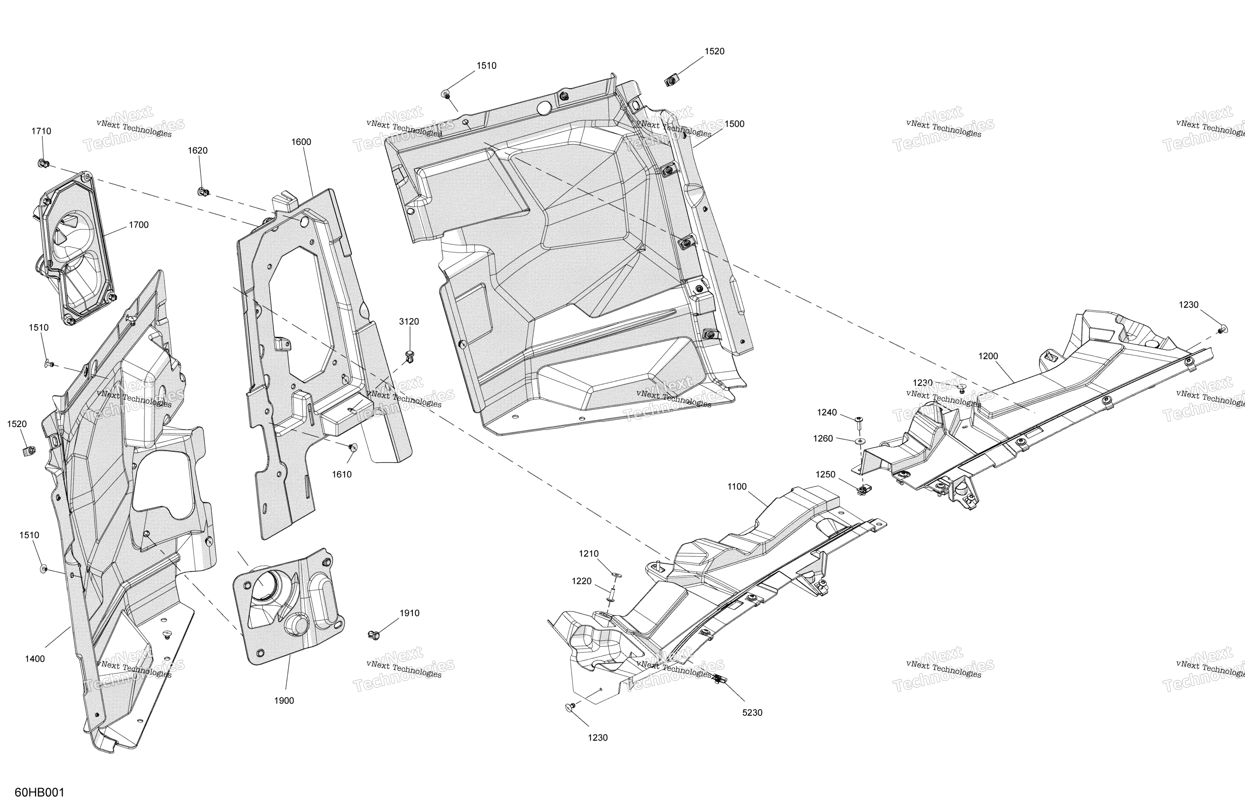 Cab Interior Firewall