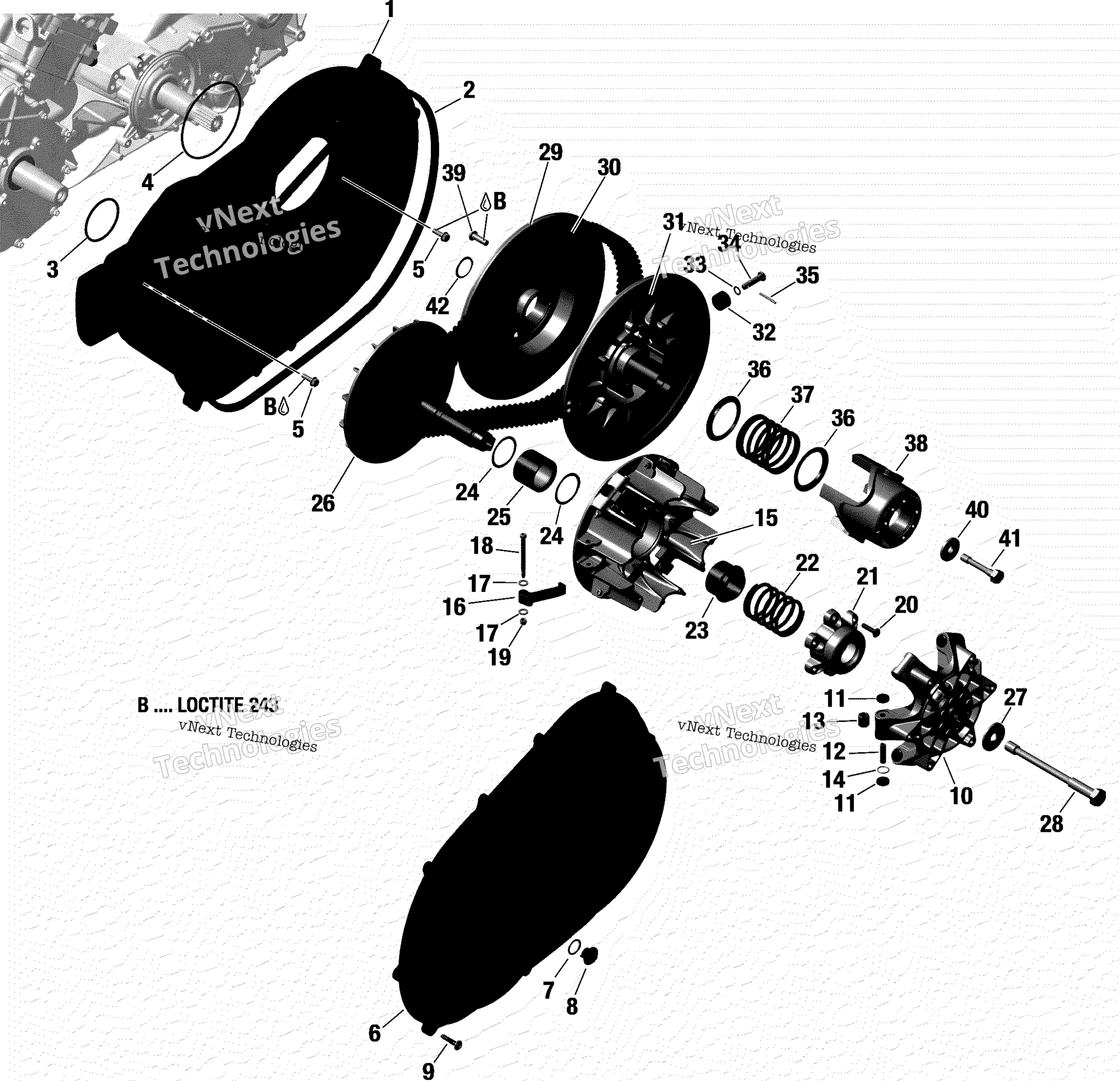 Rotax трансмиссия