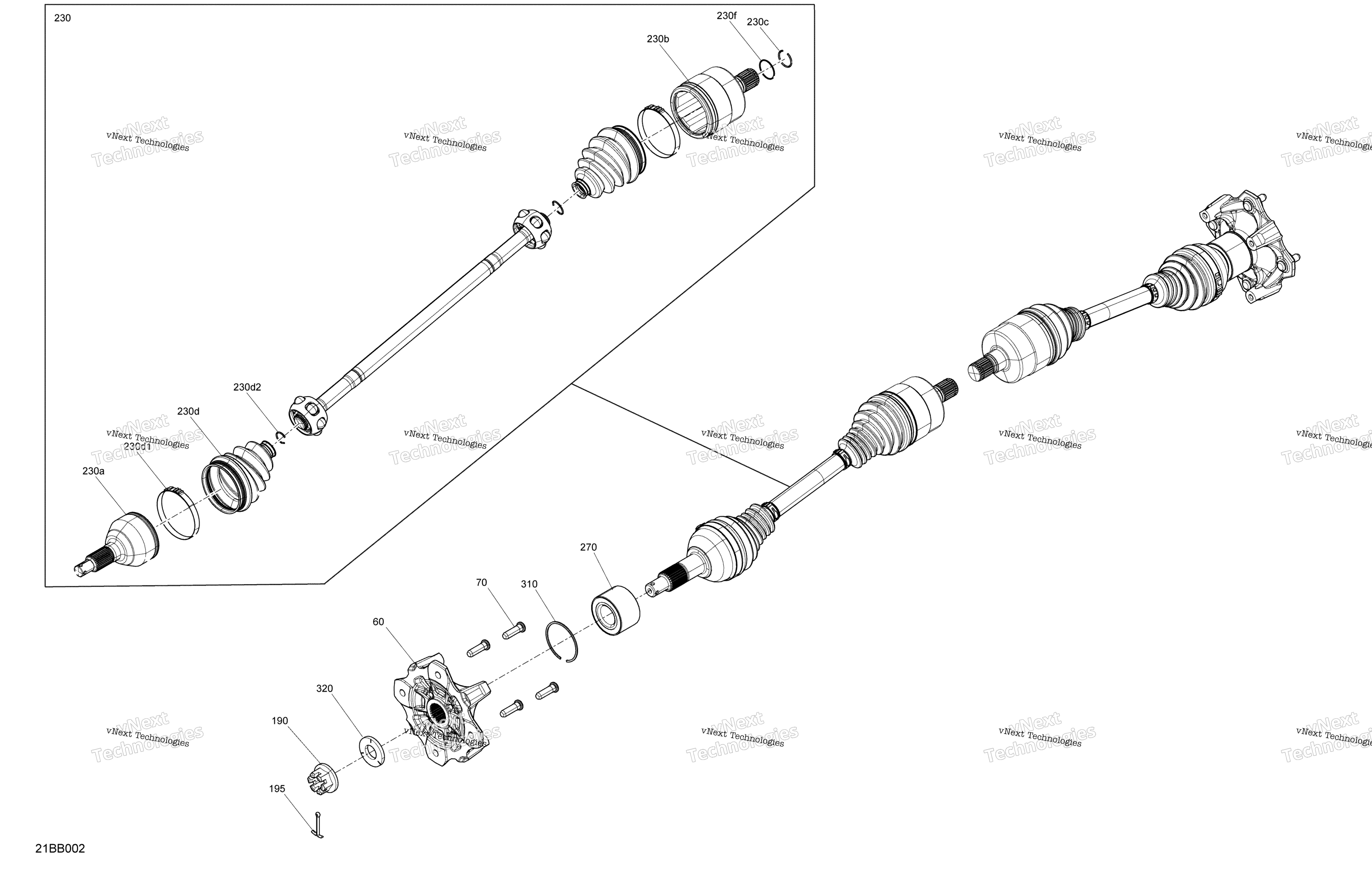 Привод - Rear - Common Parts