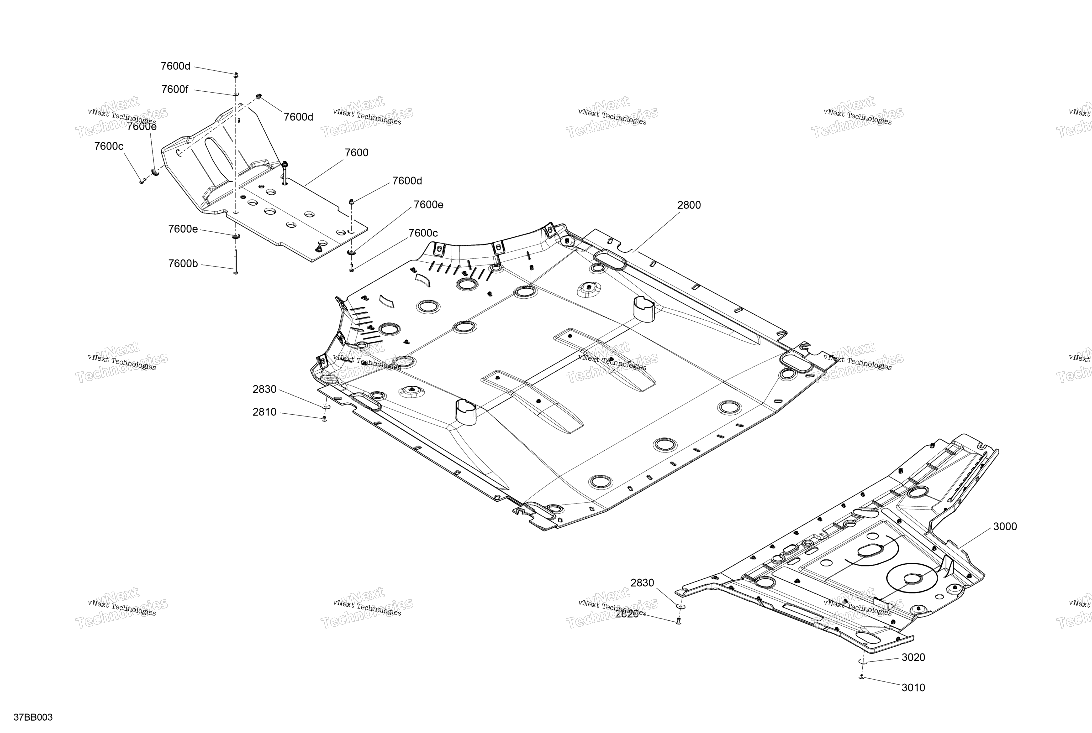 кузов Skid Plate