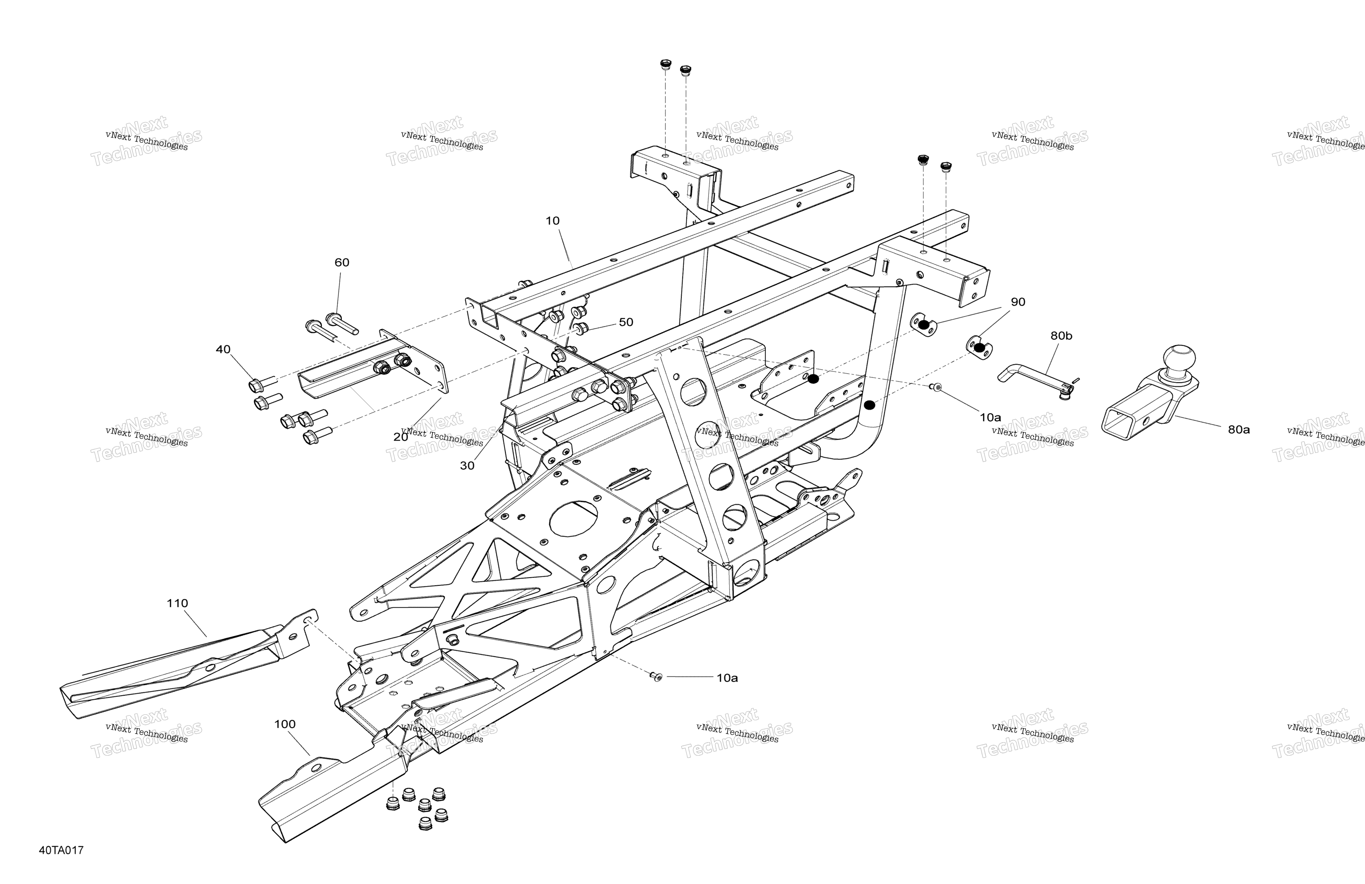 Рама - System - Rear Section