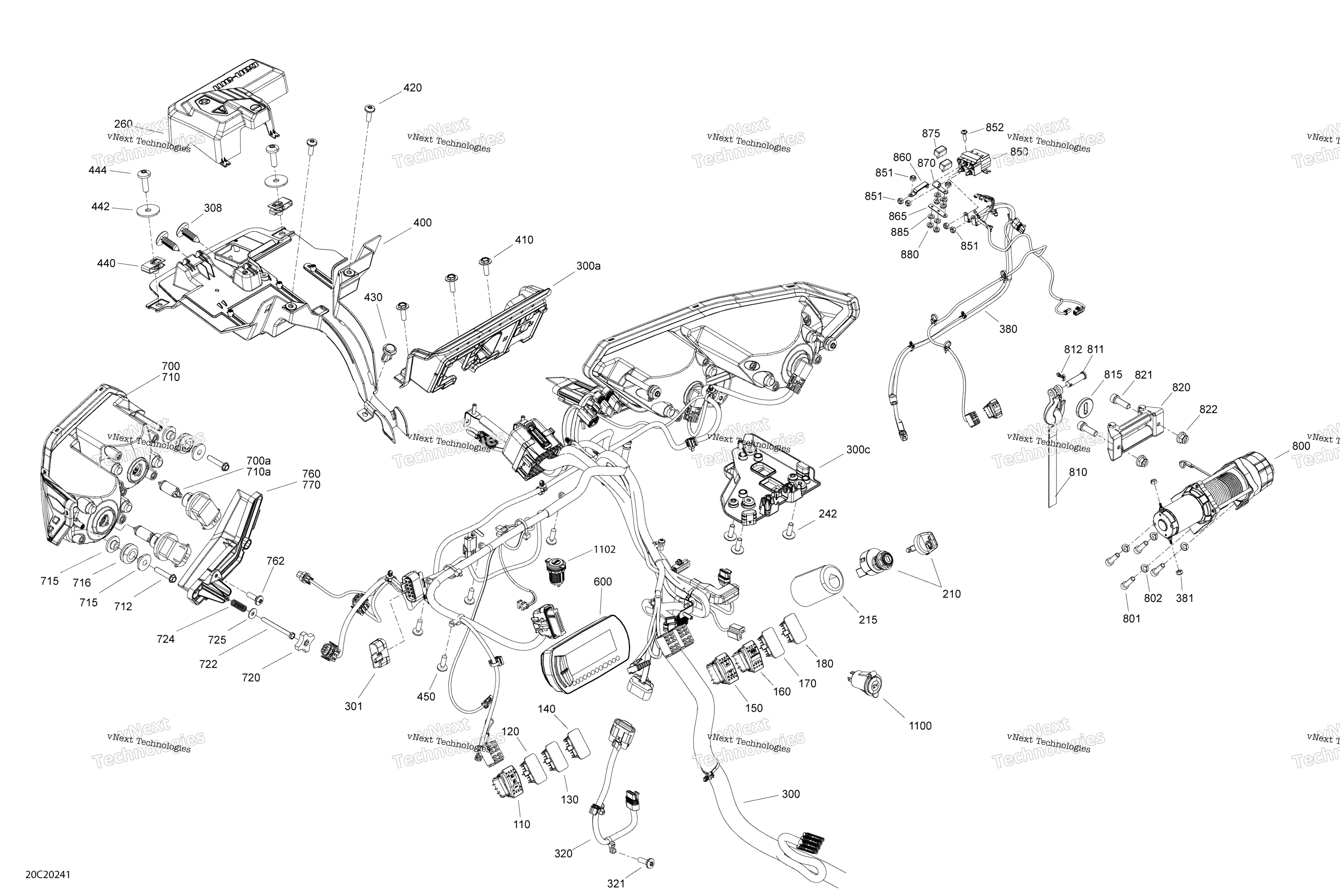 Электрооборудование - System - Front Section - Base - Dps - Xt