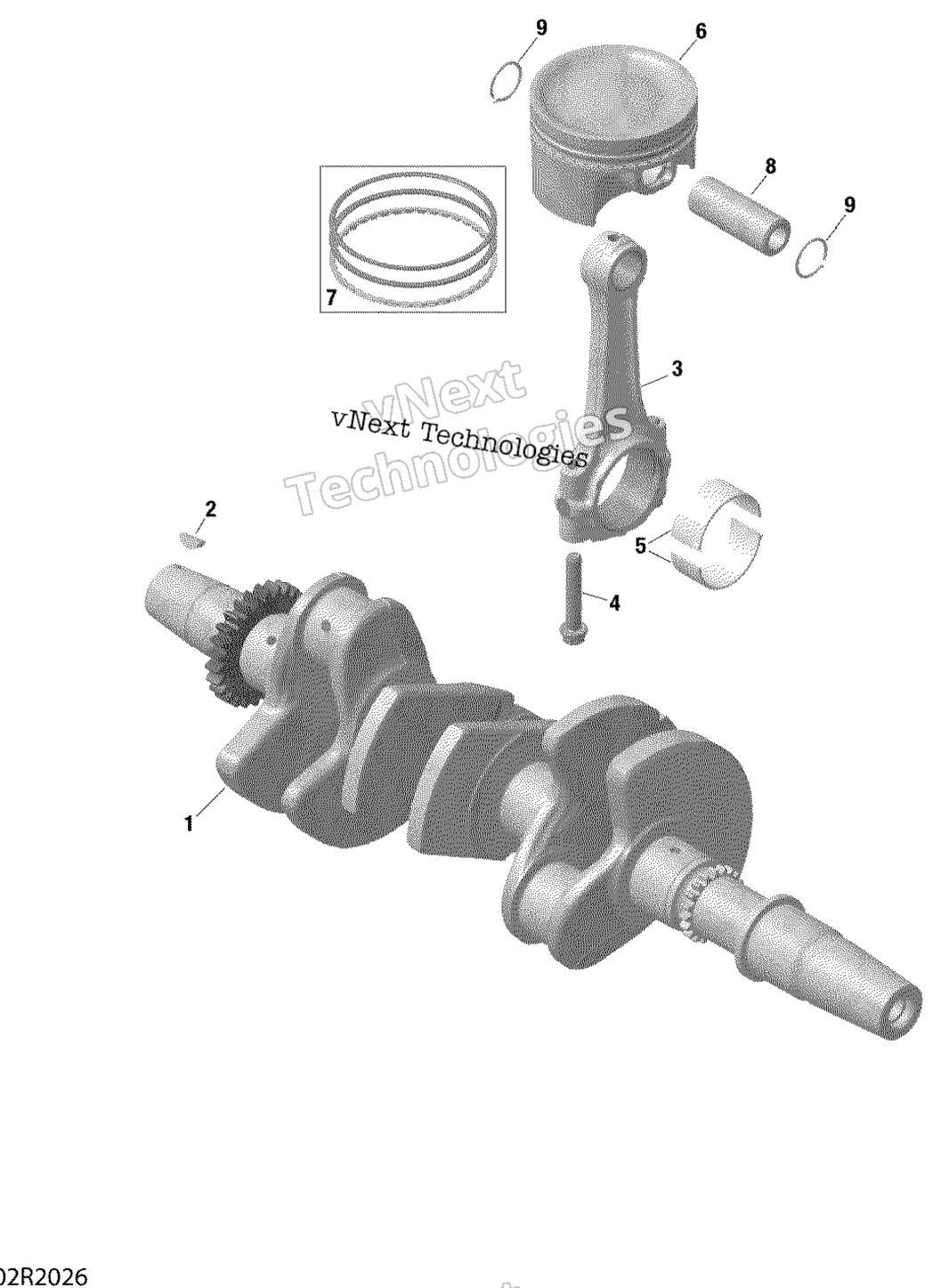 Коленчатый вал And Pistons