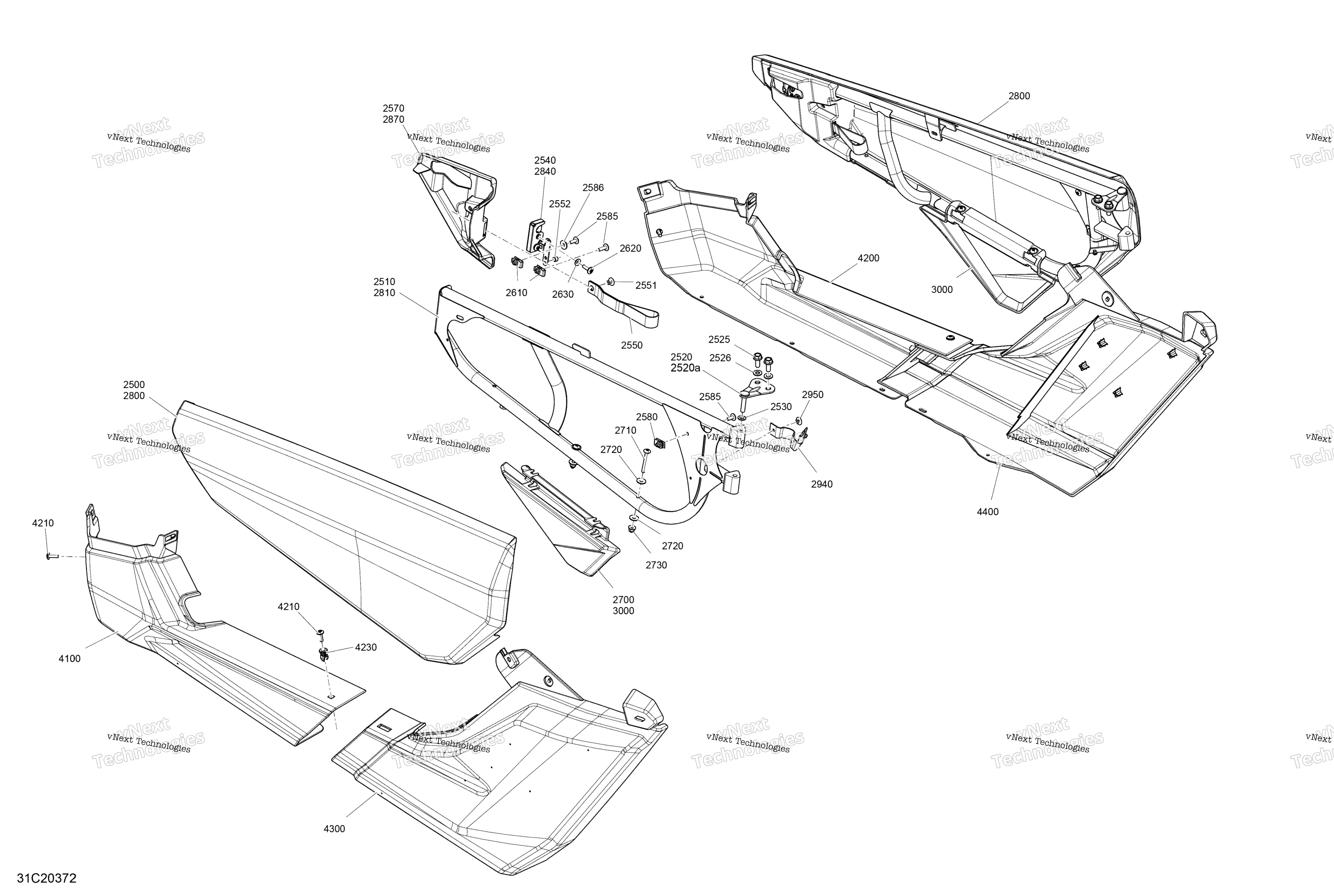 кузов Door Section Xds Black