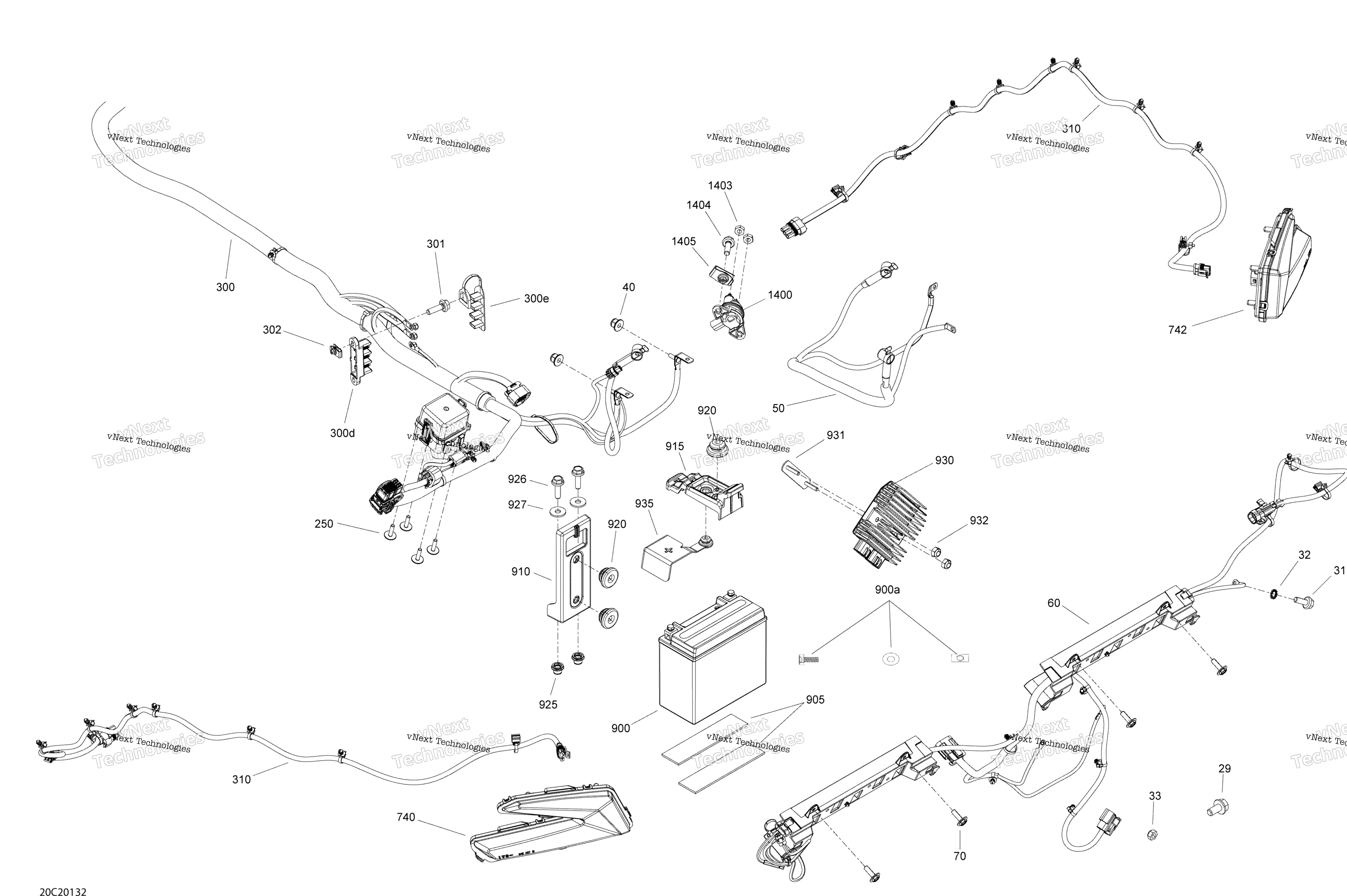 Электрооборудование - System - Rear Section