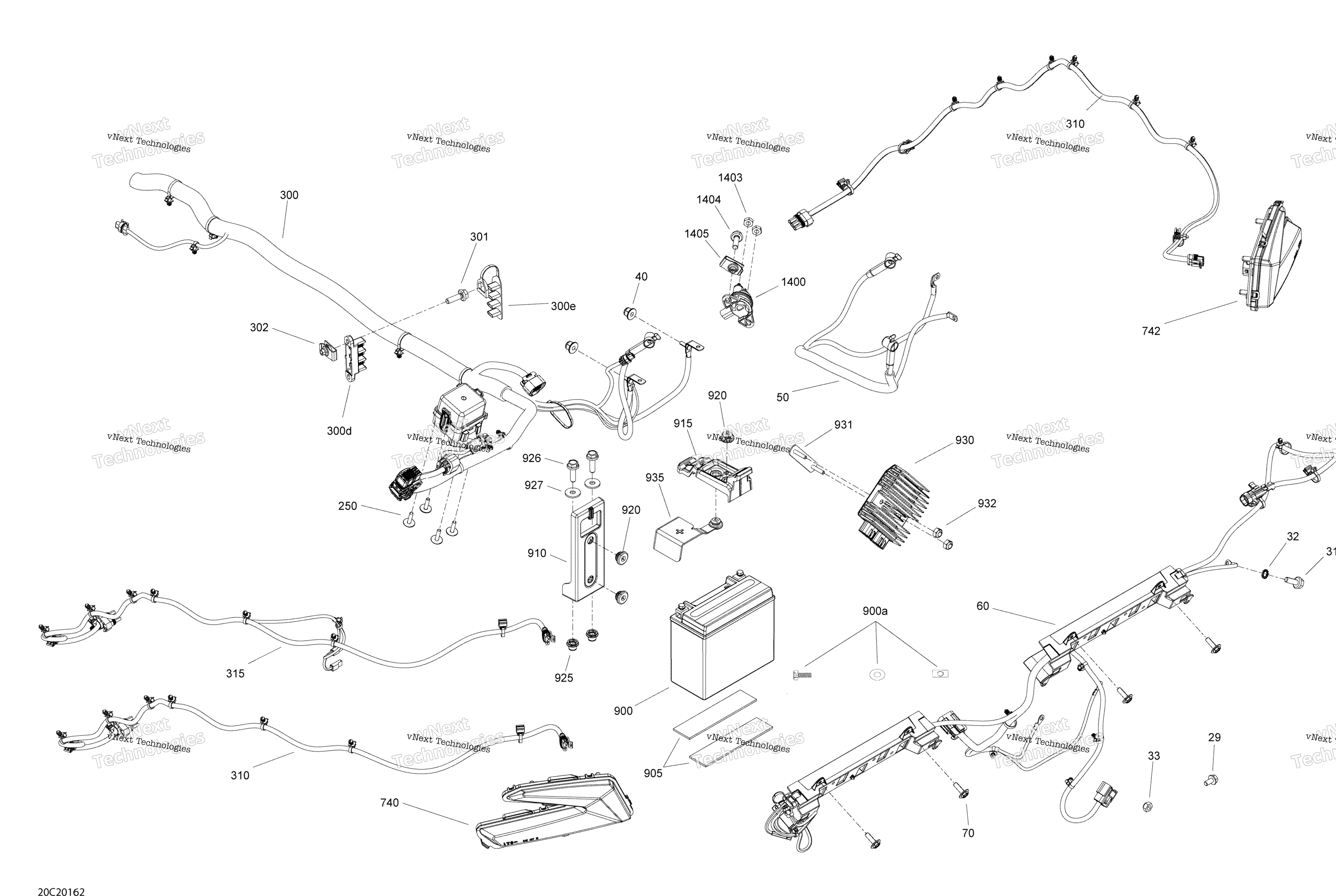 Электрооборудование - System - Rear Section