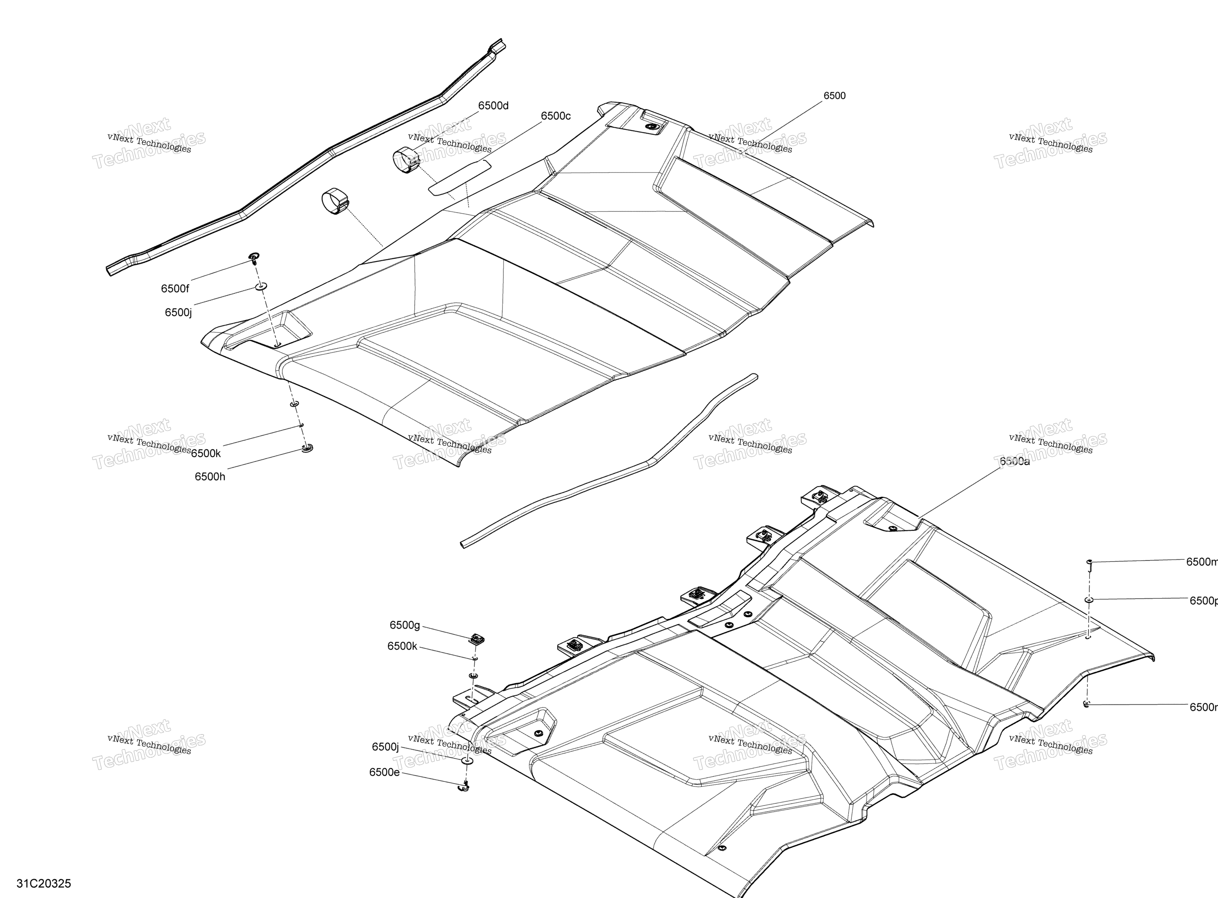 кузов Roof Section Xrs