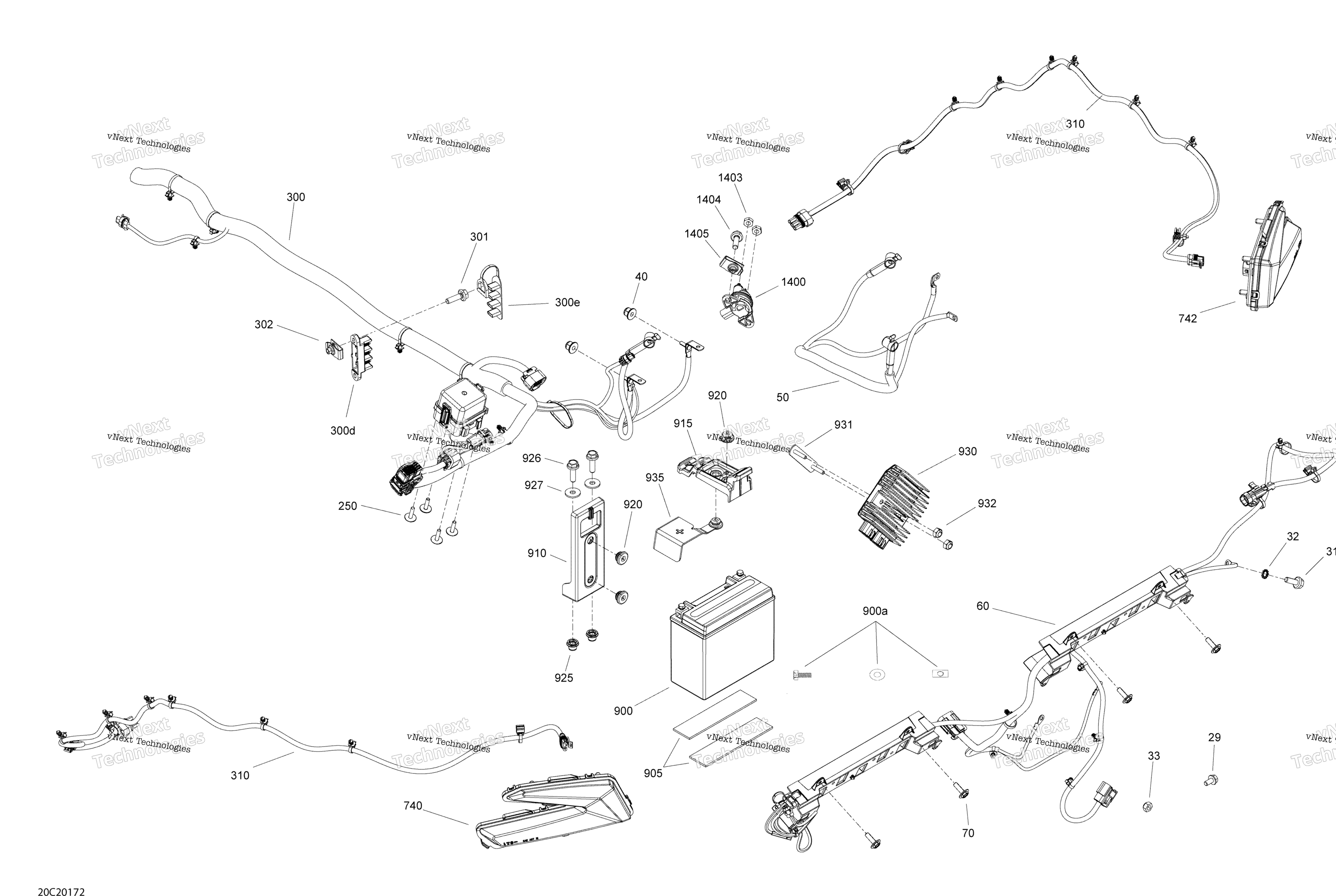 Электрооборудование - System - Rear Section