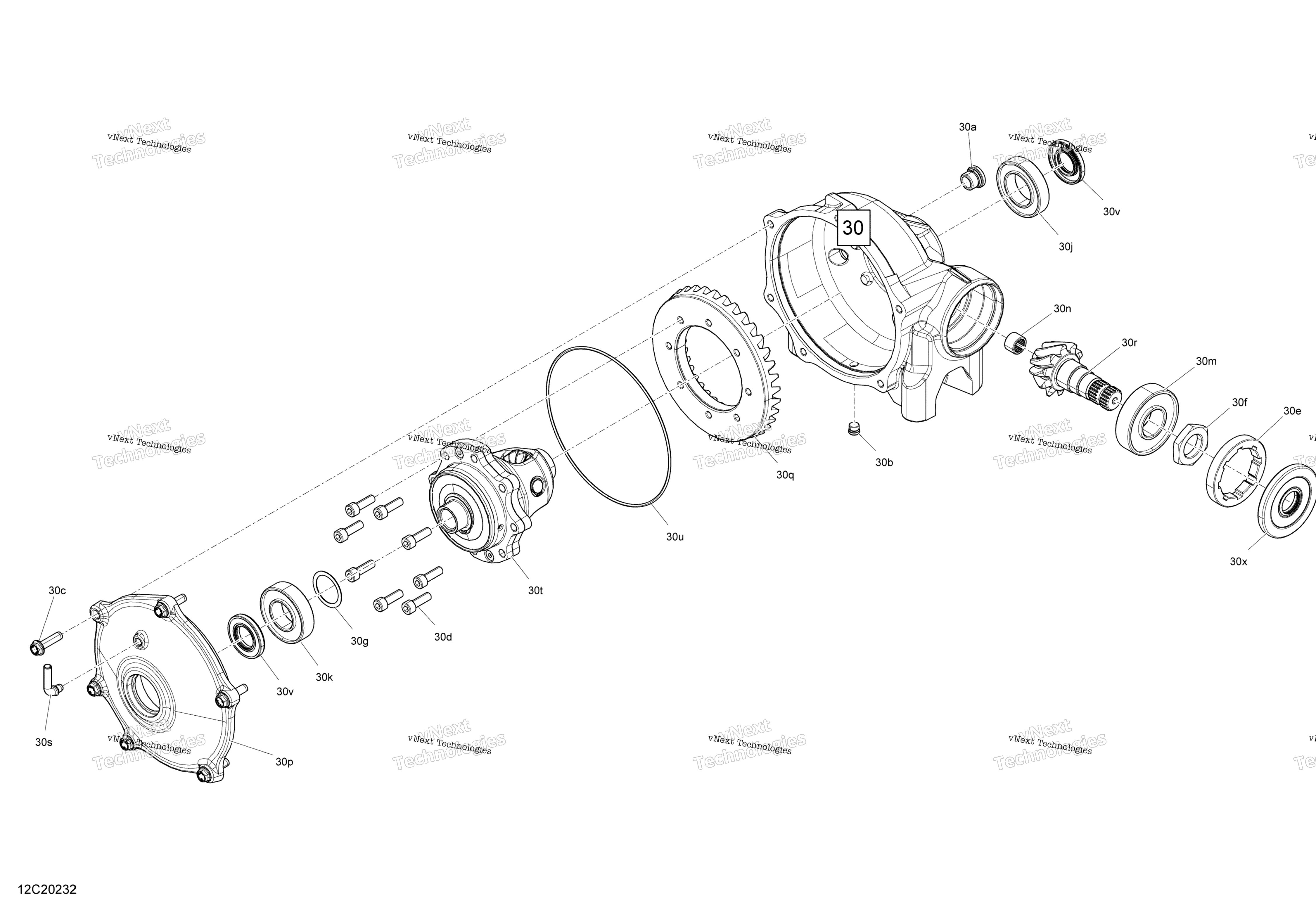 Передняя часть Drive - Differential Parts
