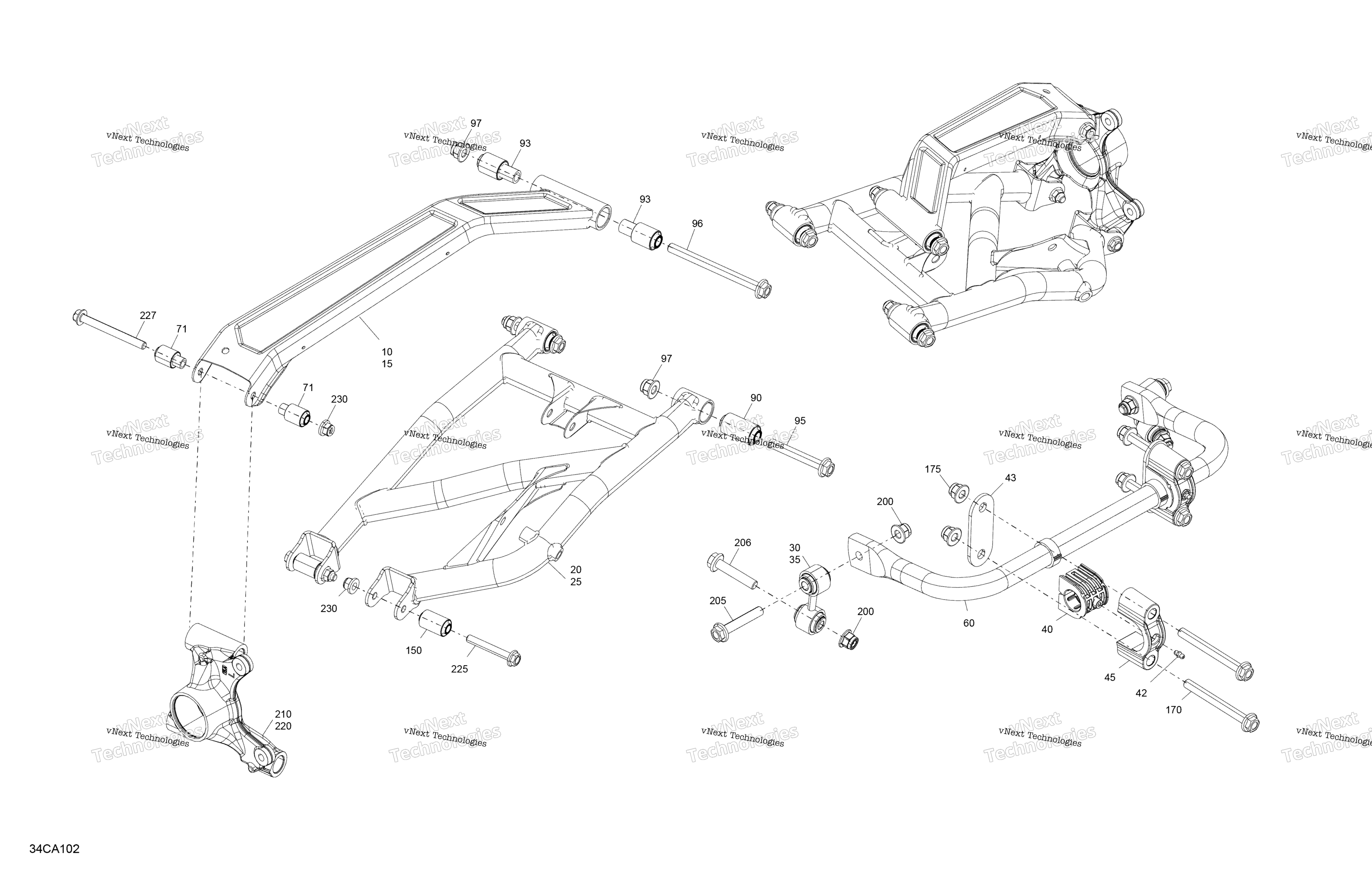 Подвеска - Rear - Xt