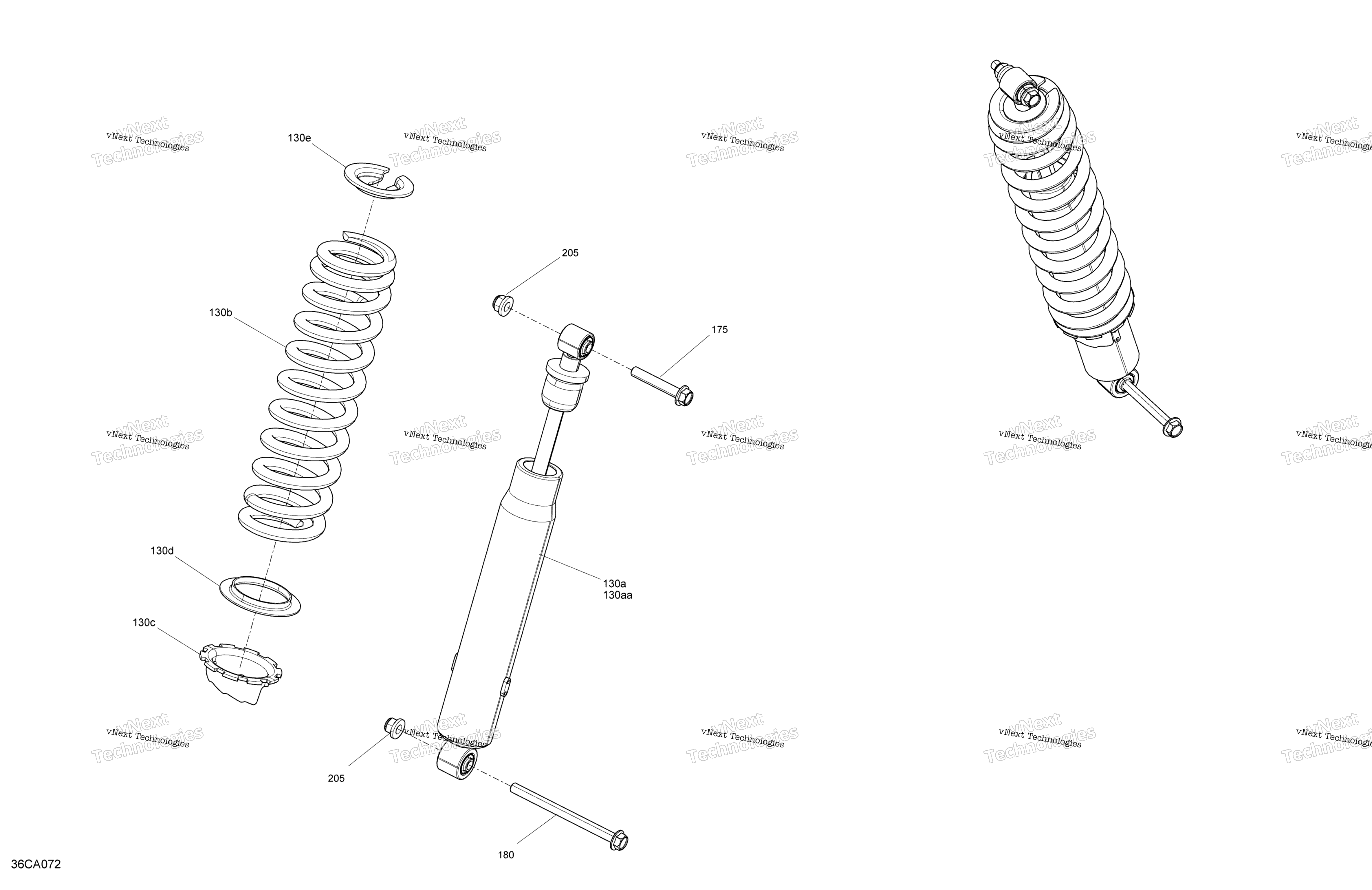 Подвеска - Rear Shocks - Dps - Xt