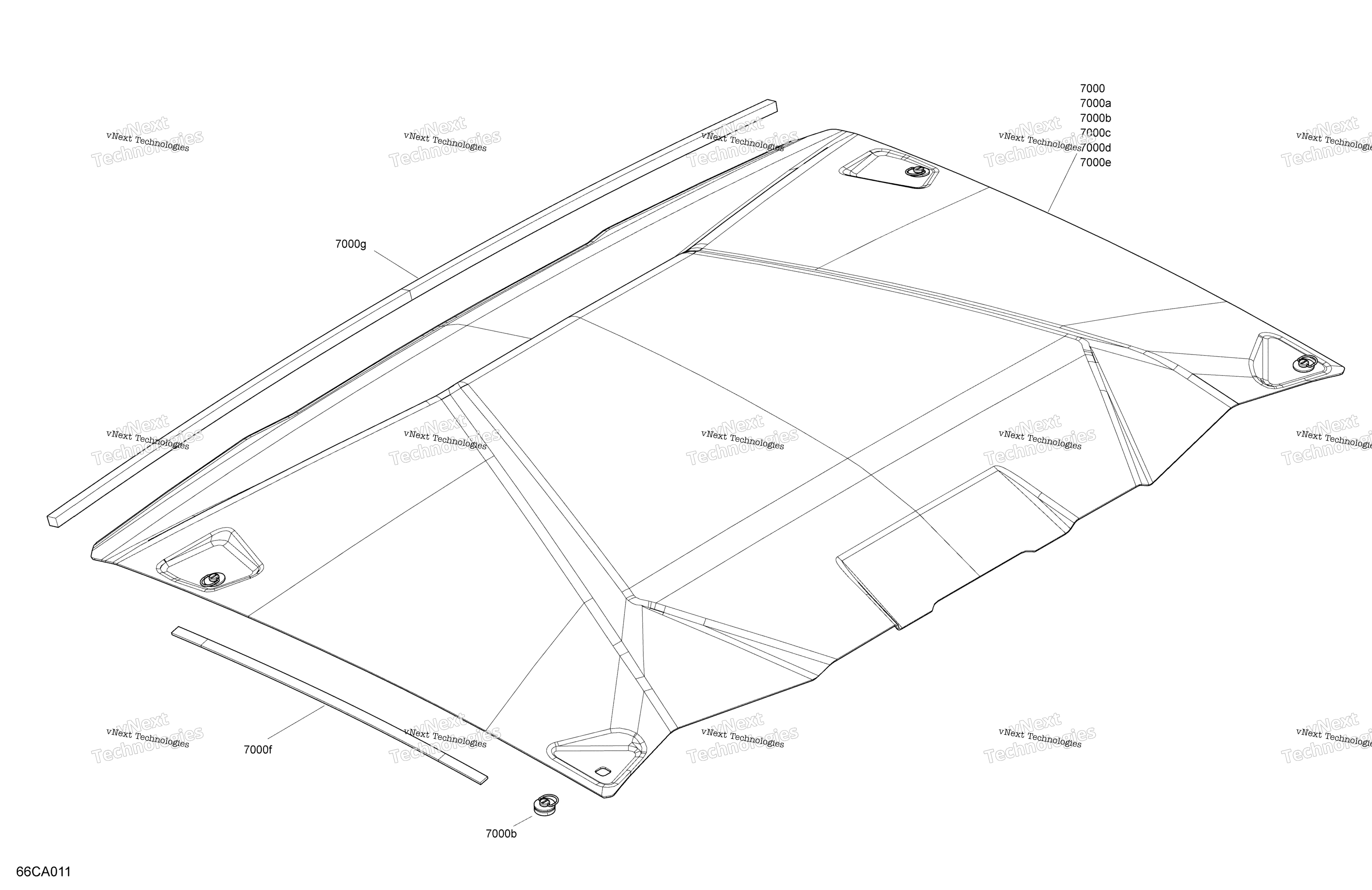 кузов Roof Section