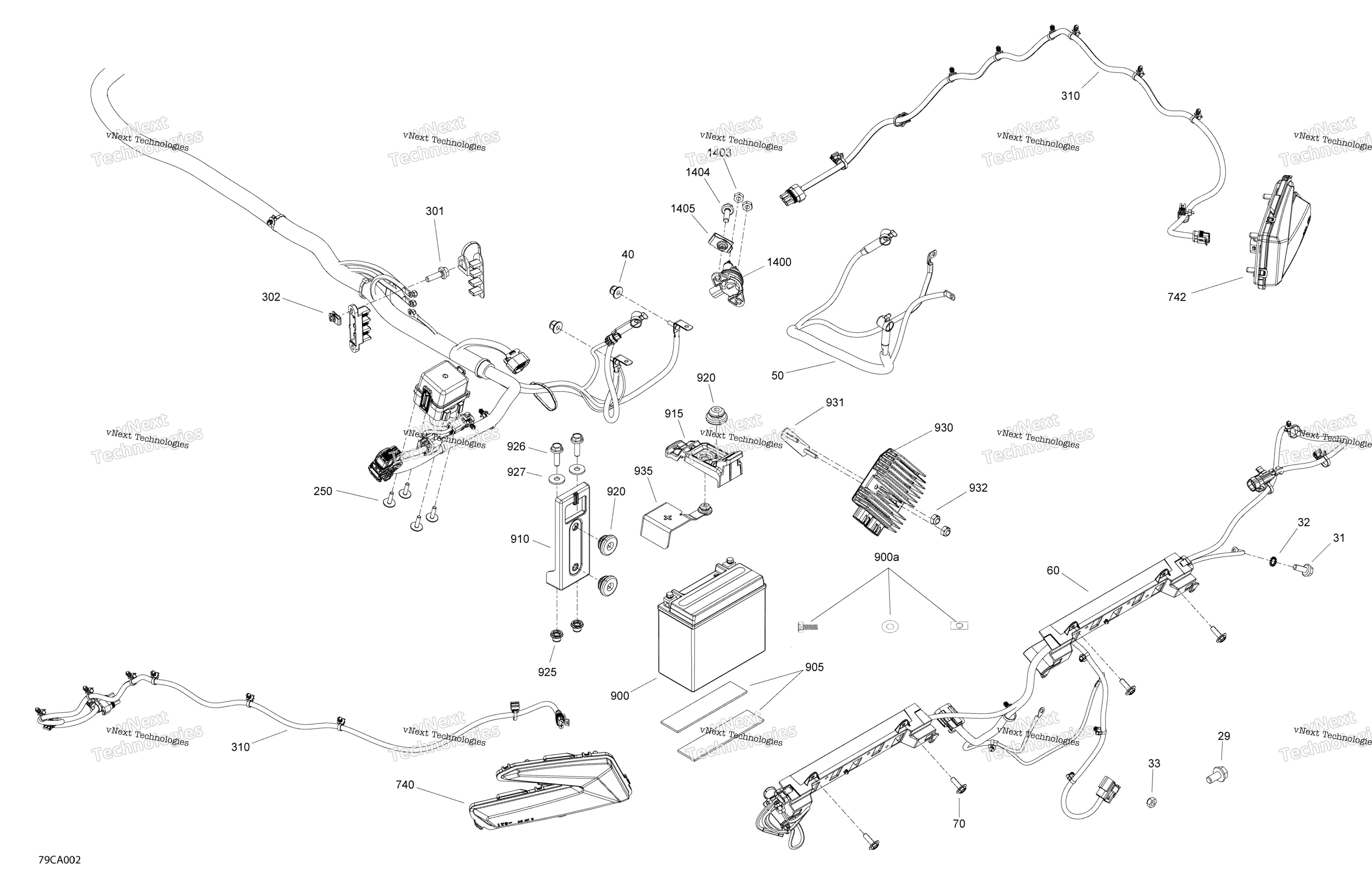 Электрооборудование - Rear System