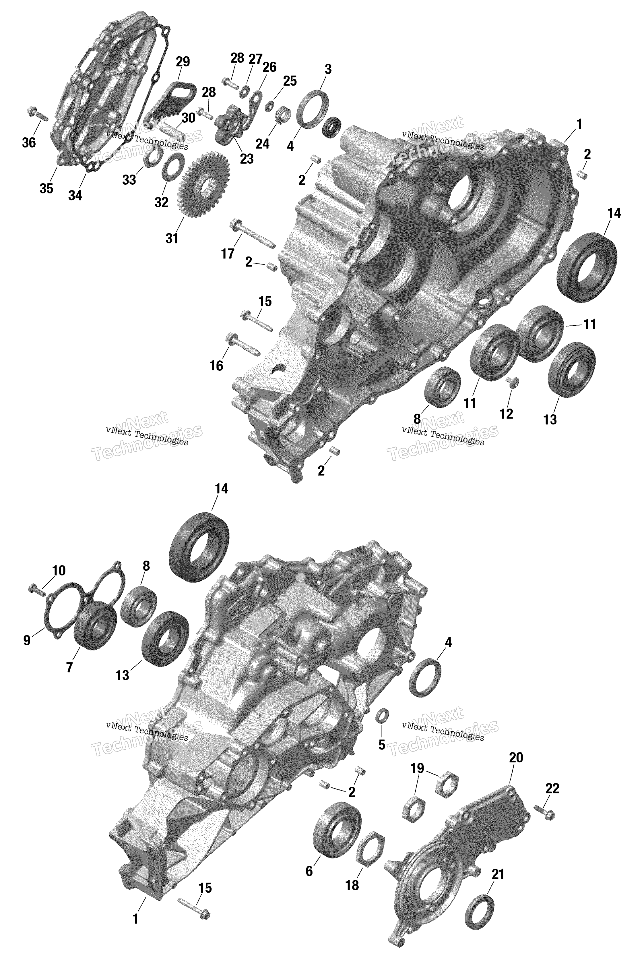 Rotax передача Box 1 506