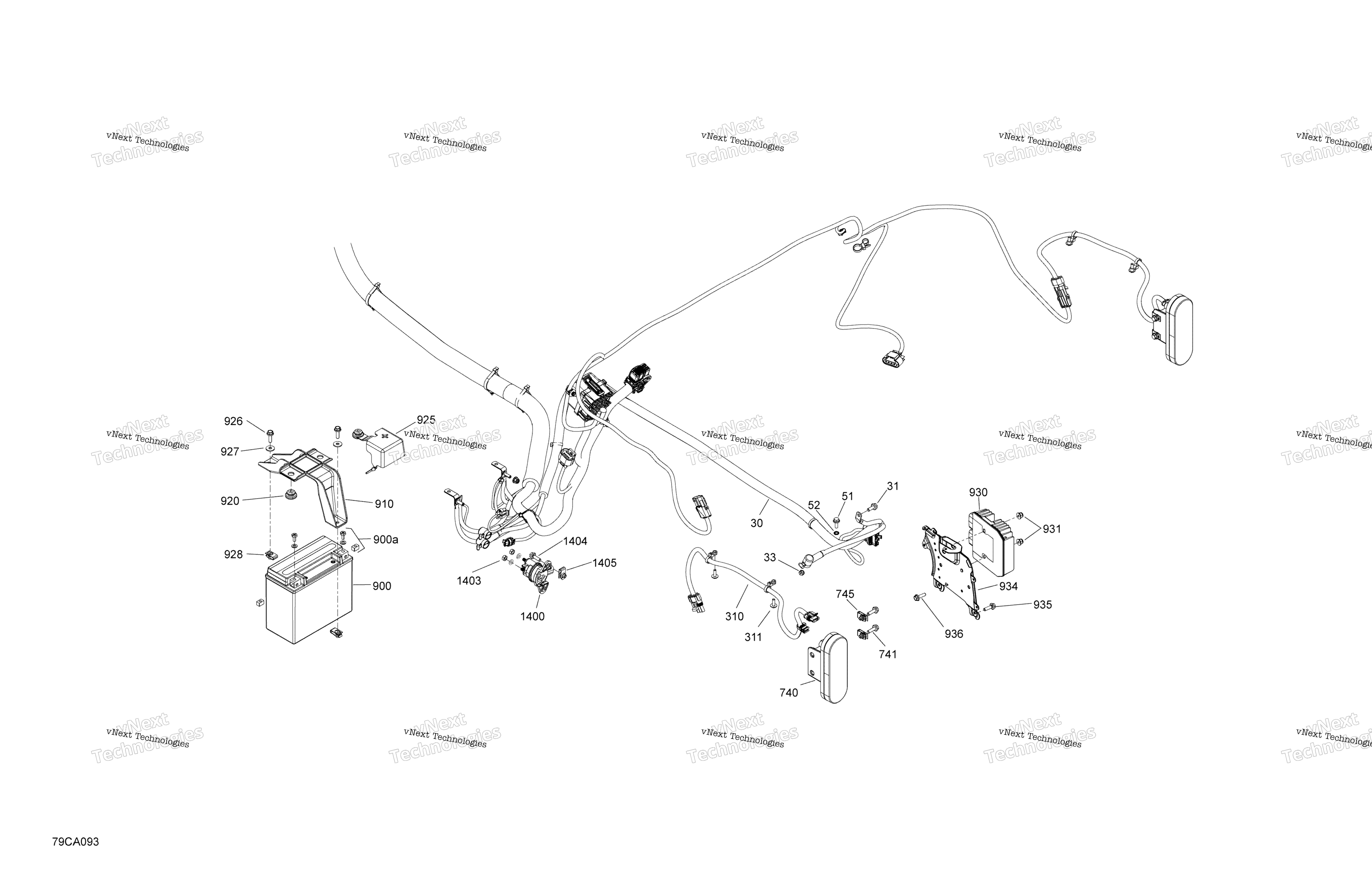 Электрооборудование - Rear System