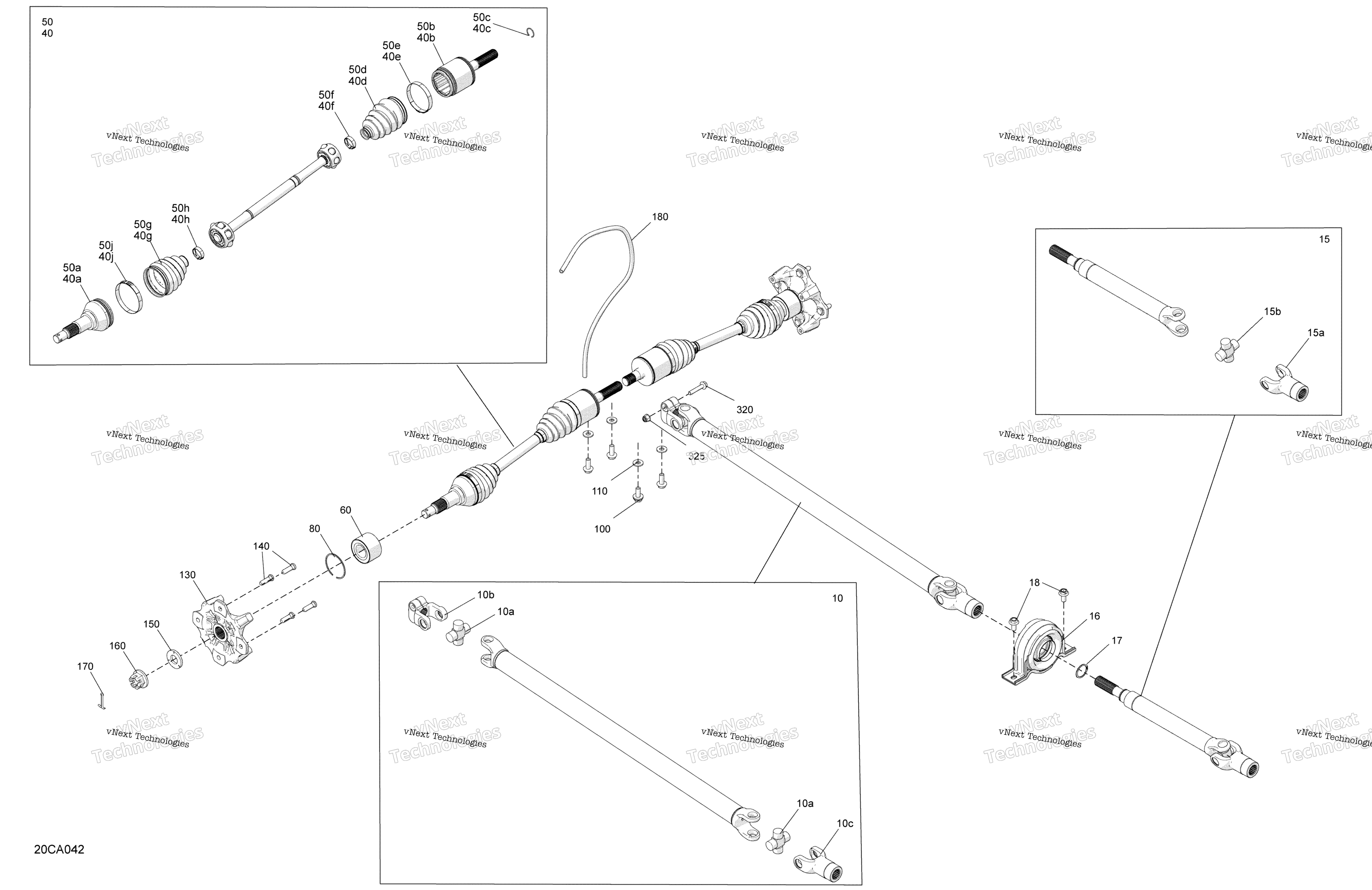 Привод - Front Section - Common Parts