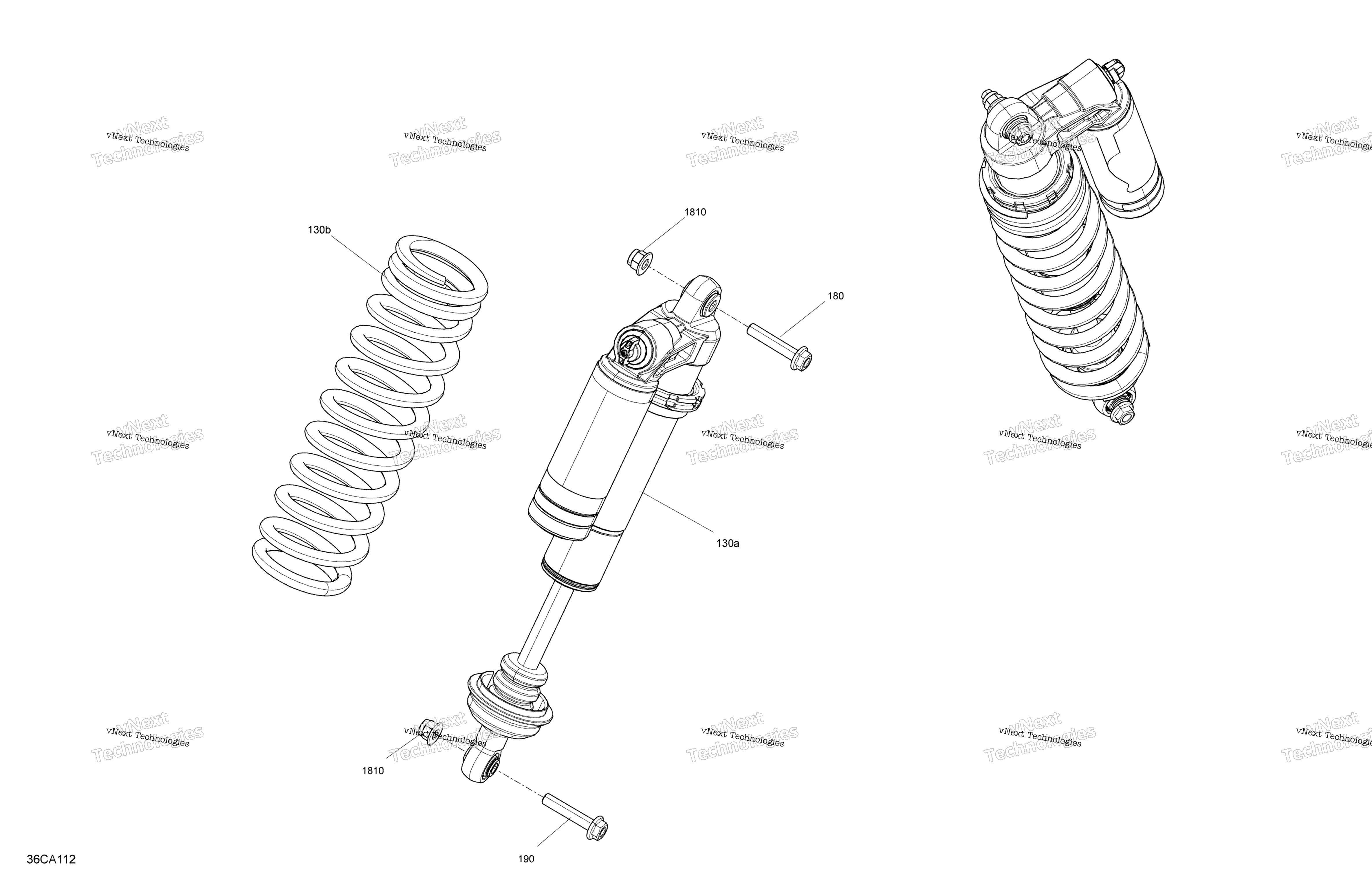 Подвеска - Rear Shocks - Xmr