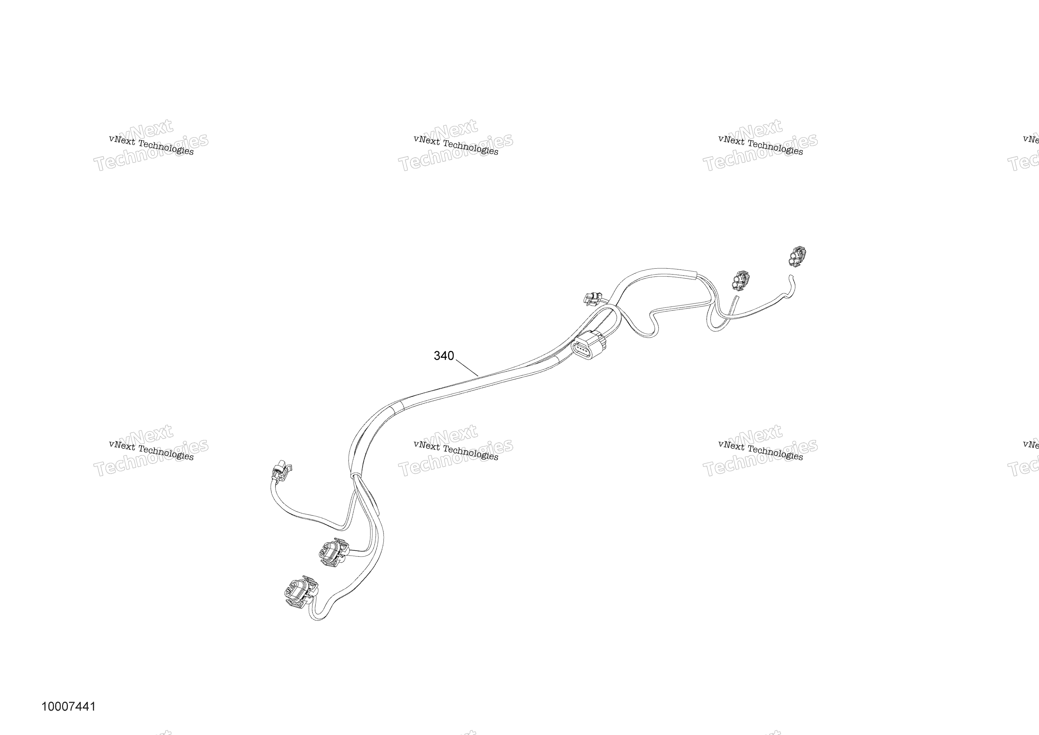 Электрооборудование - Front Wiring Harness