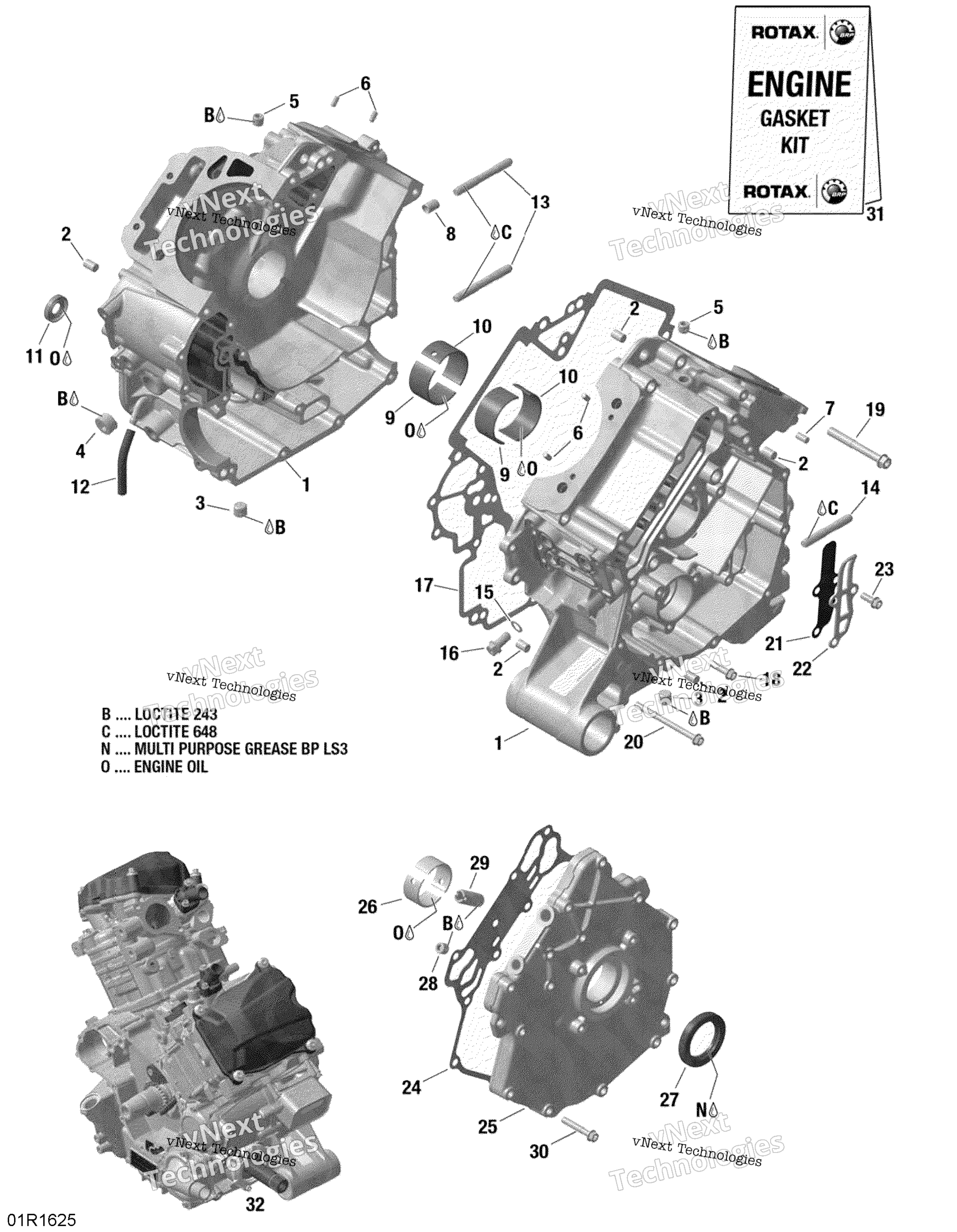 Картер - 1000R Efi (Except Xmr)