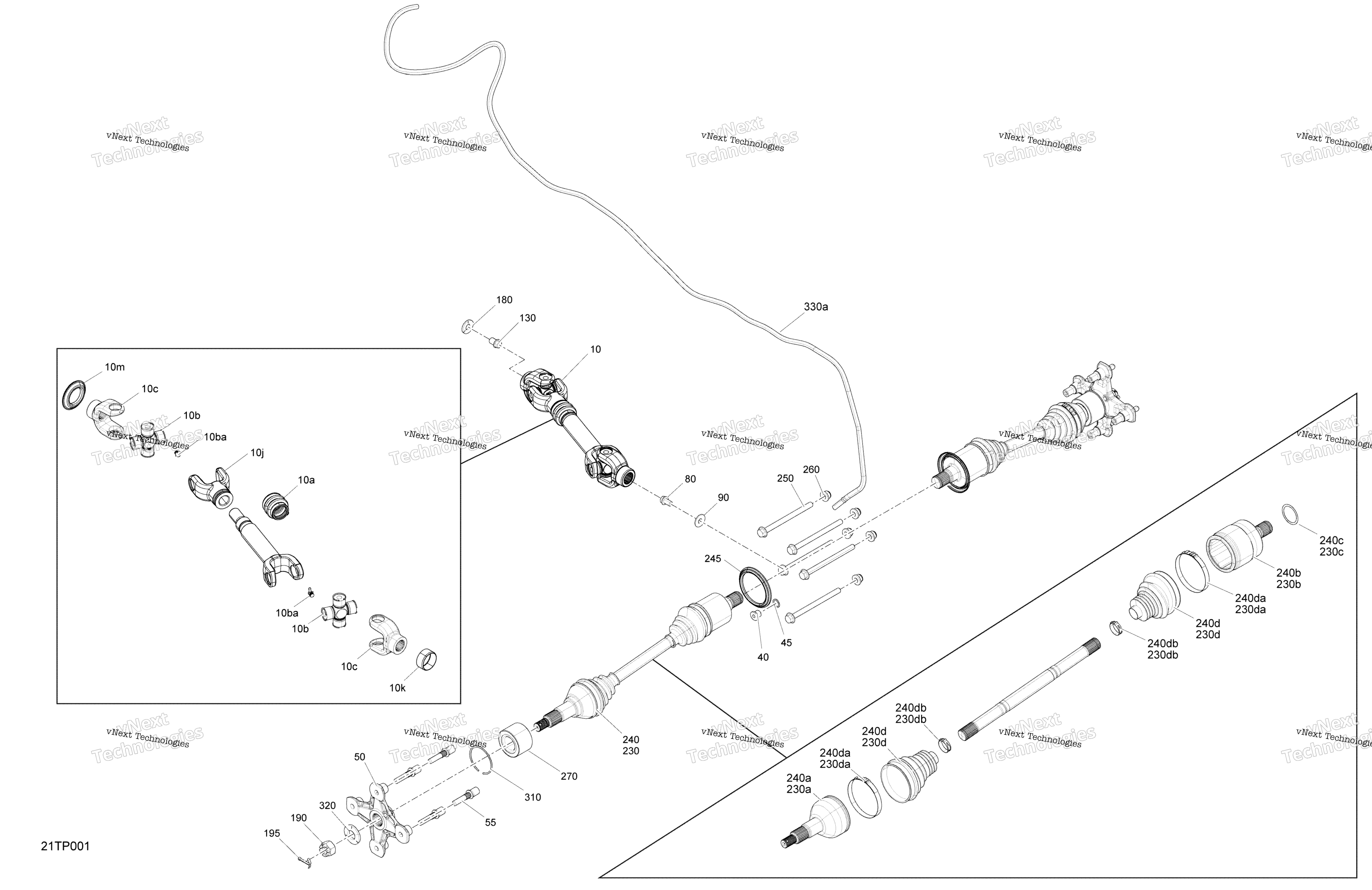 Привод - Rear - Common Parts - Max