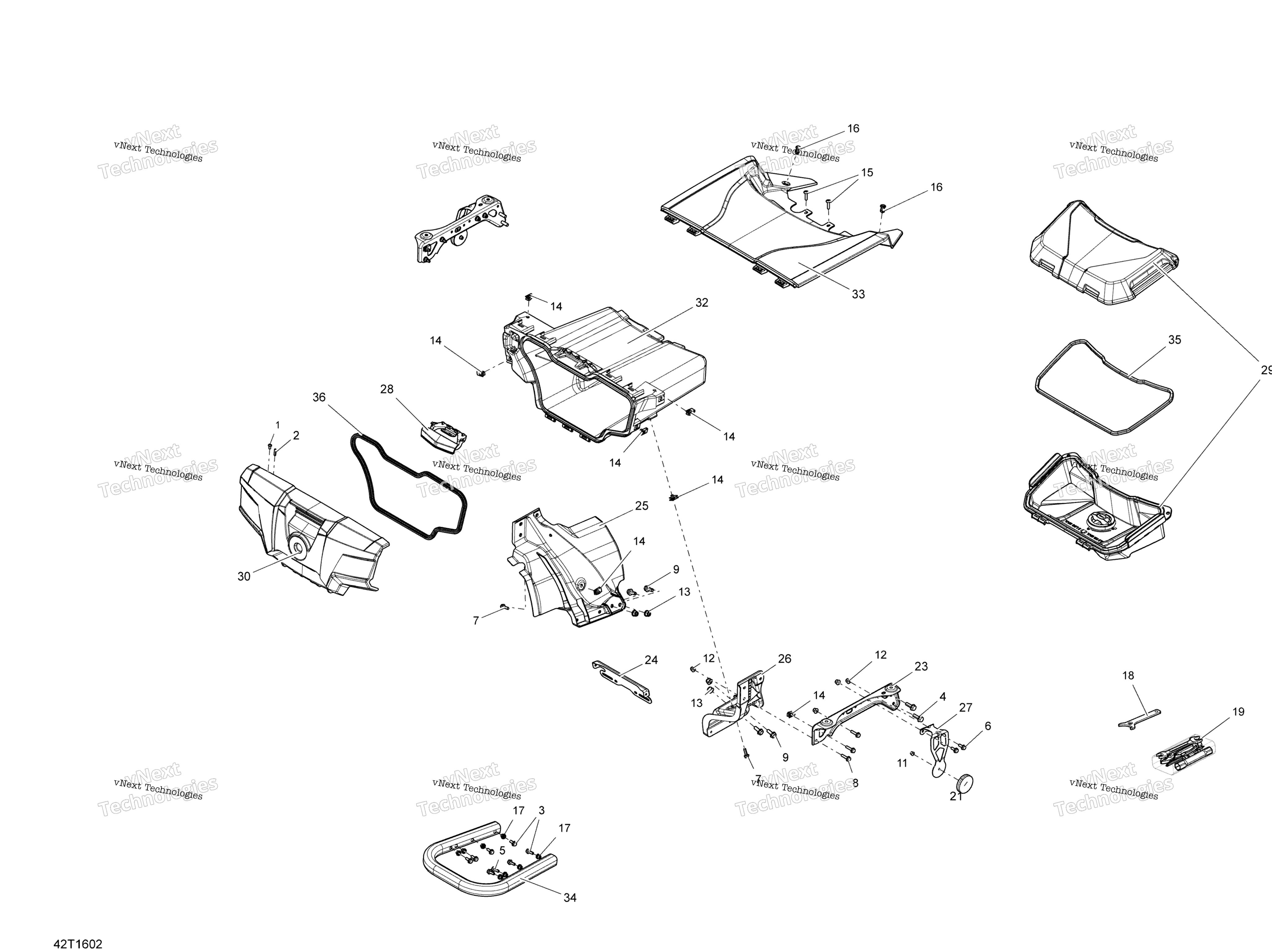 Задняя часть Cargo Box - All Models