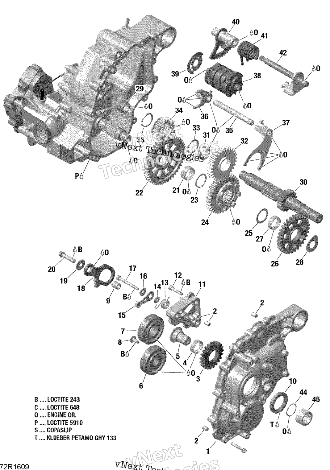 Передача Box And Components - 1000R Efi