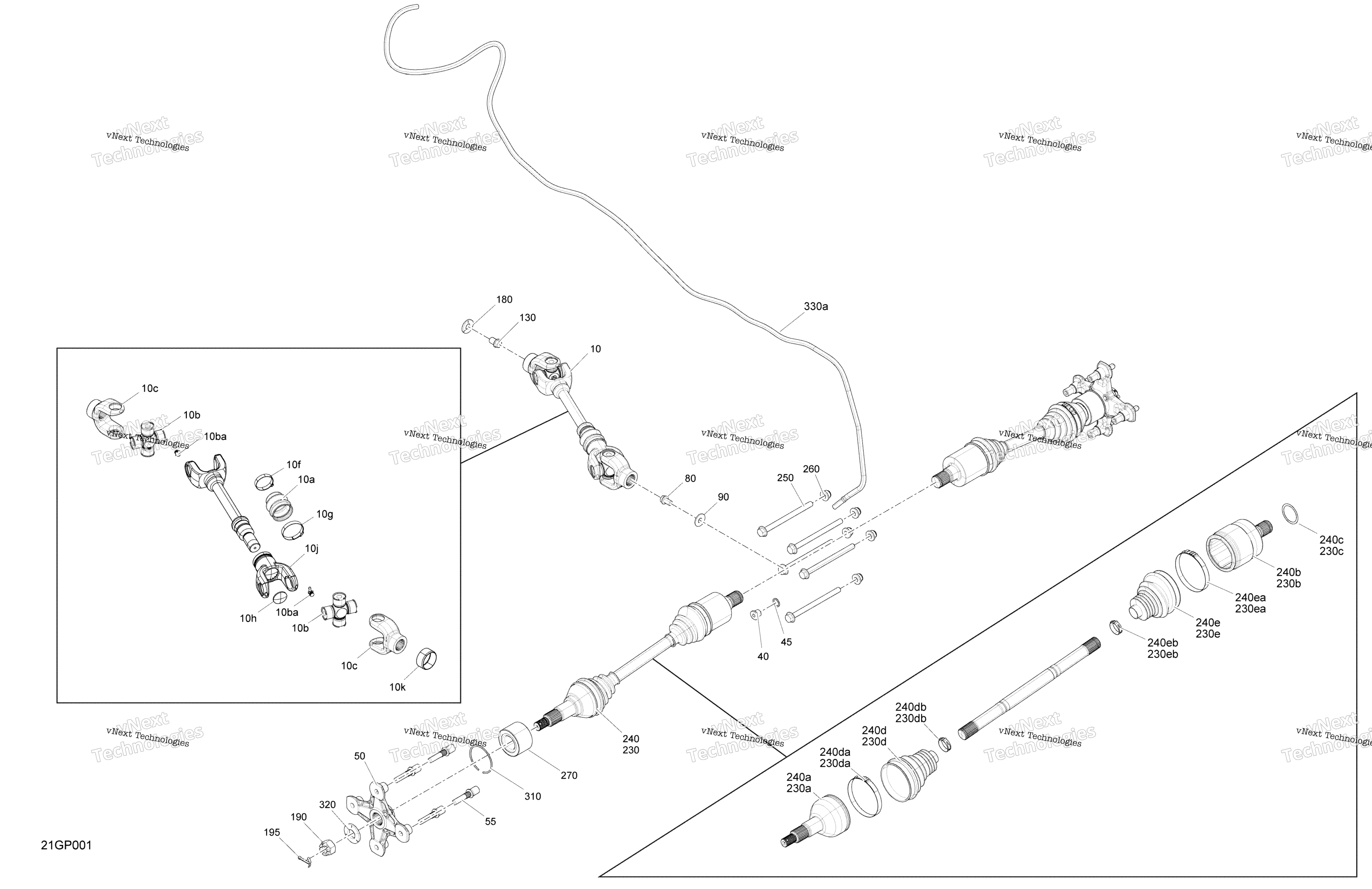Привод - Rear - Common Parts - Max