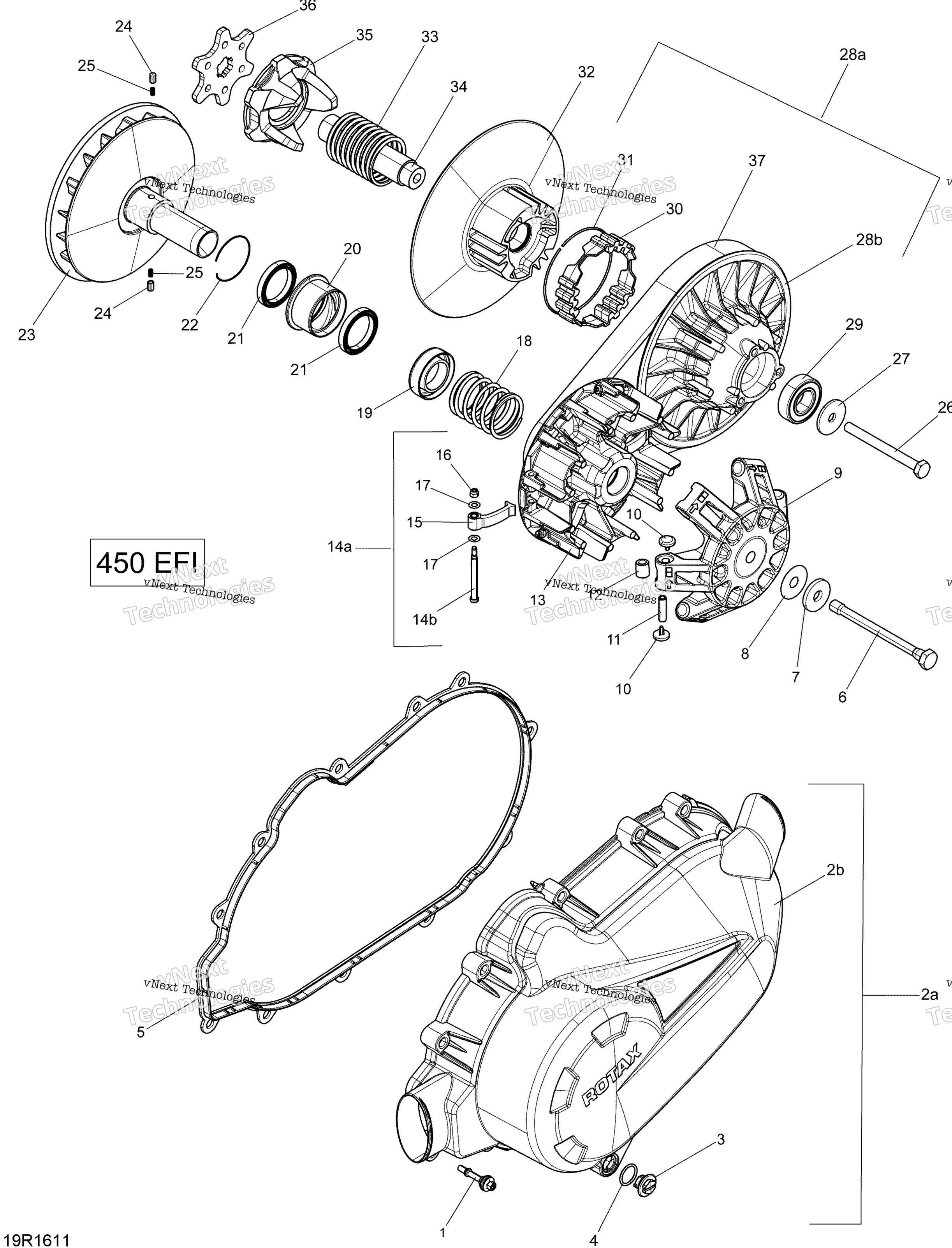 Трансмиссия - 450 Efi