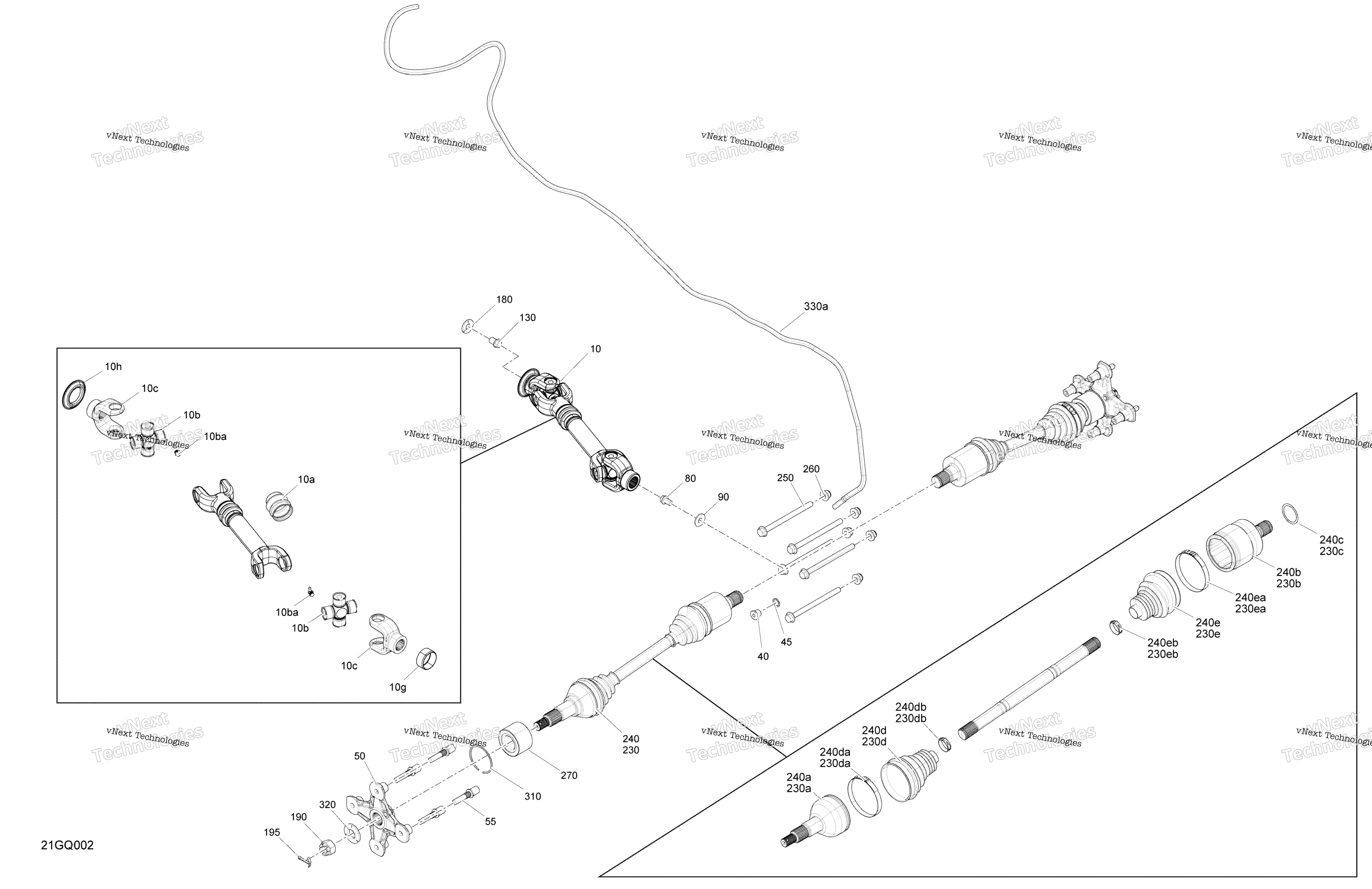Привод - Rear - Common Parts - Max
