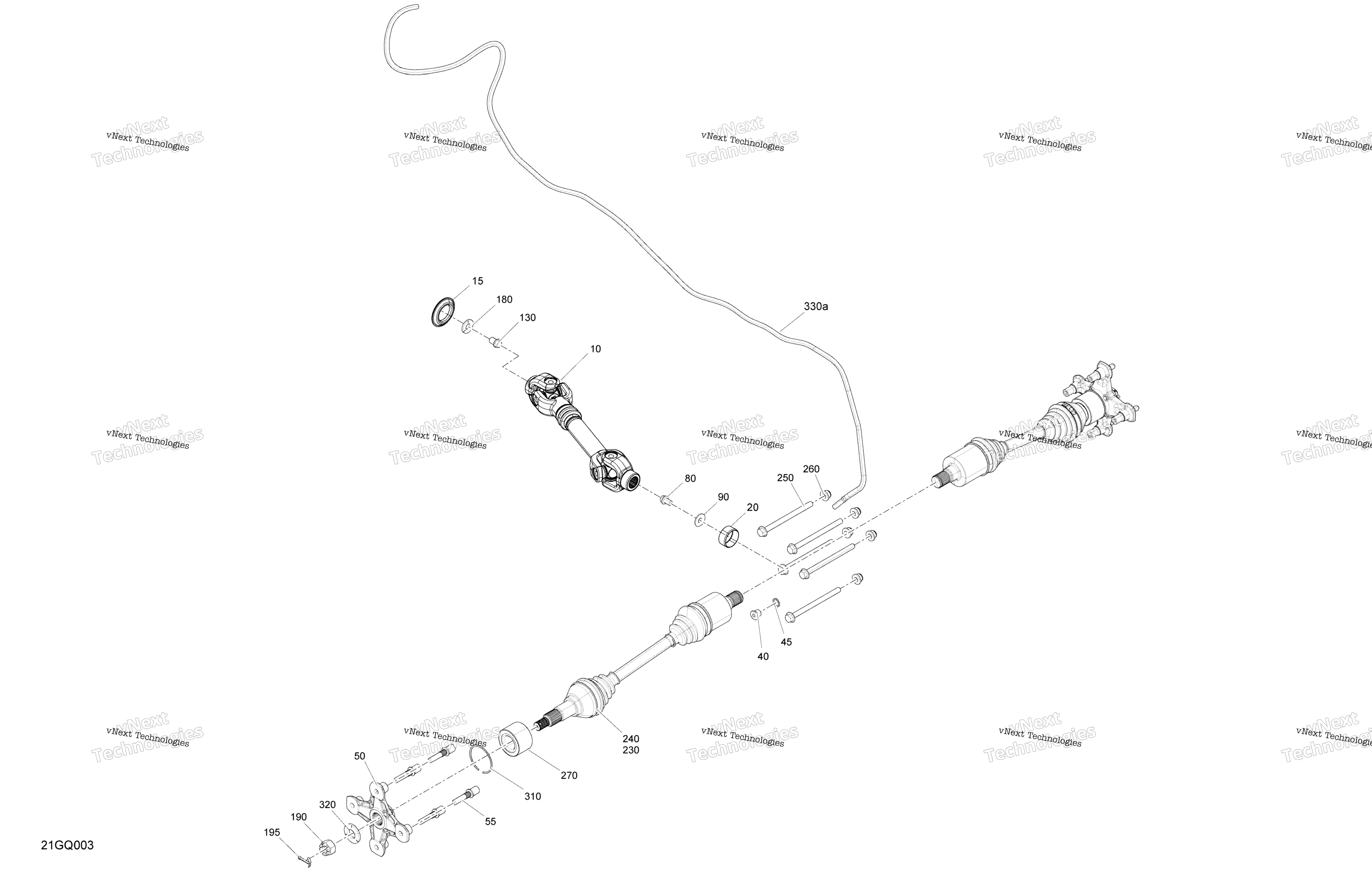 Привод - Rear - Common Parts - Europe