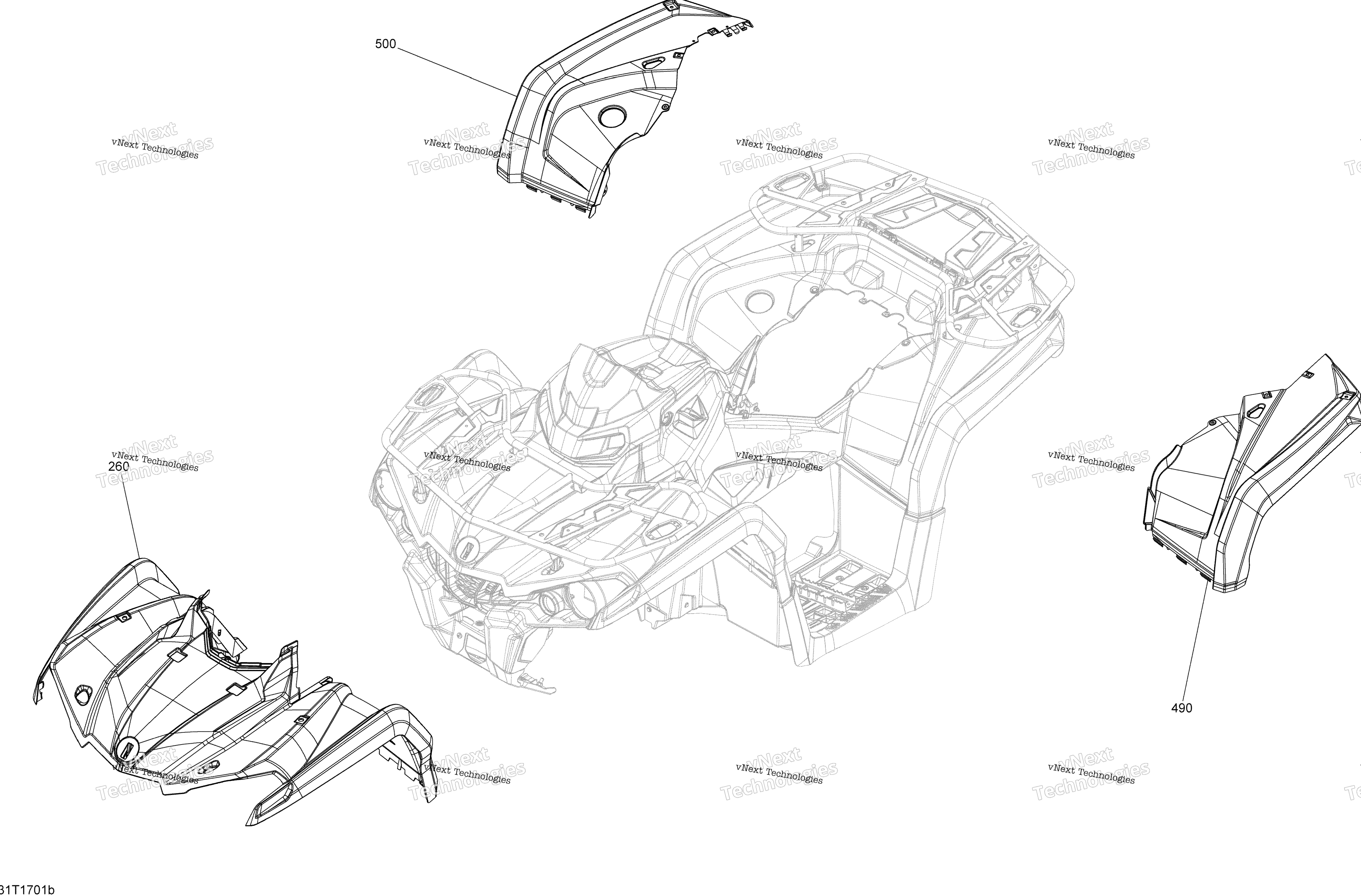 Кузов And Accessories - With Fenders All Models