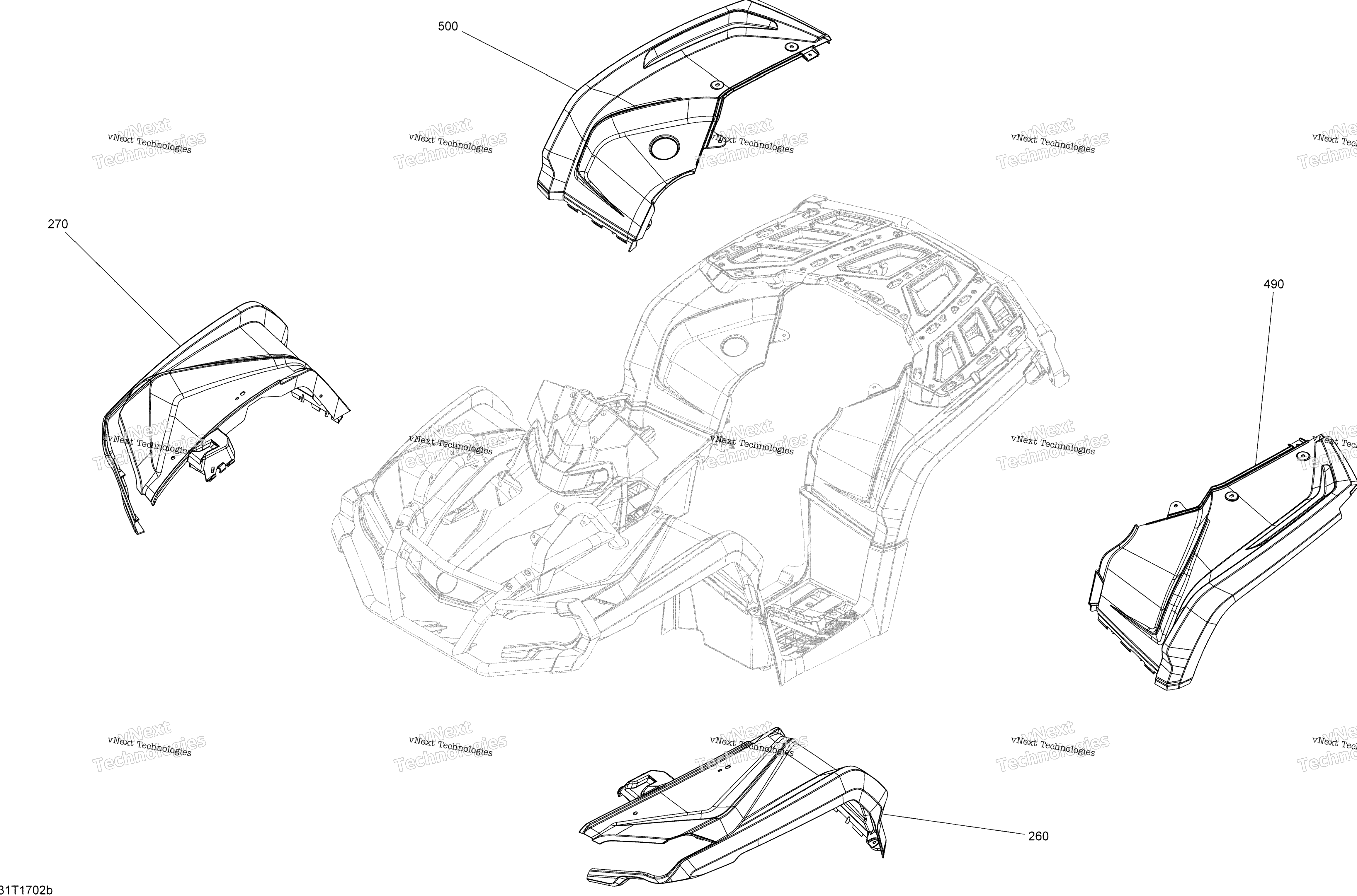 Кузов And Accessories - With Fenders All Models