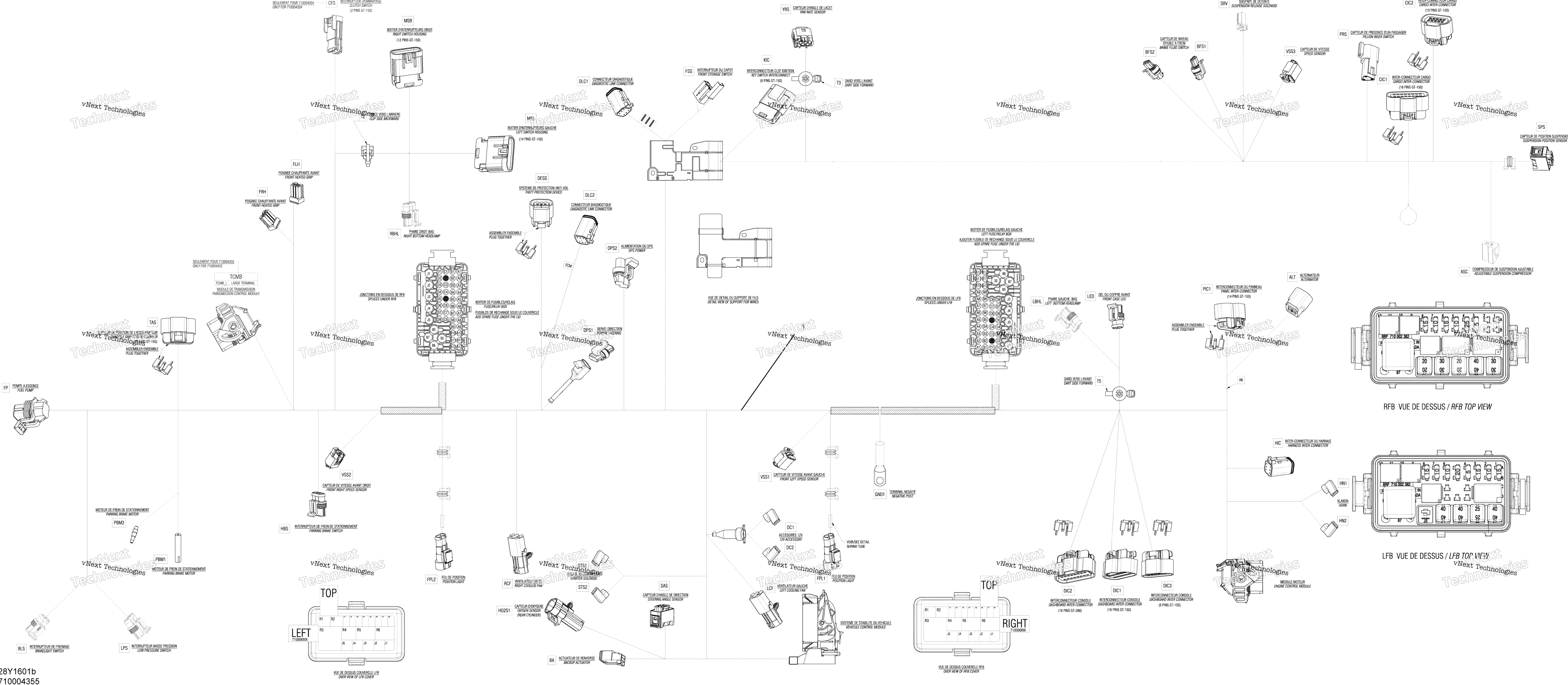 Электрооборудование Harness - Frame Se6 710004355