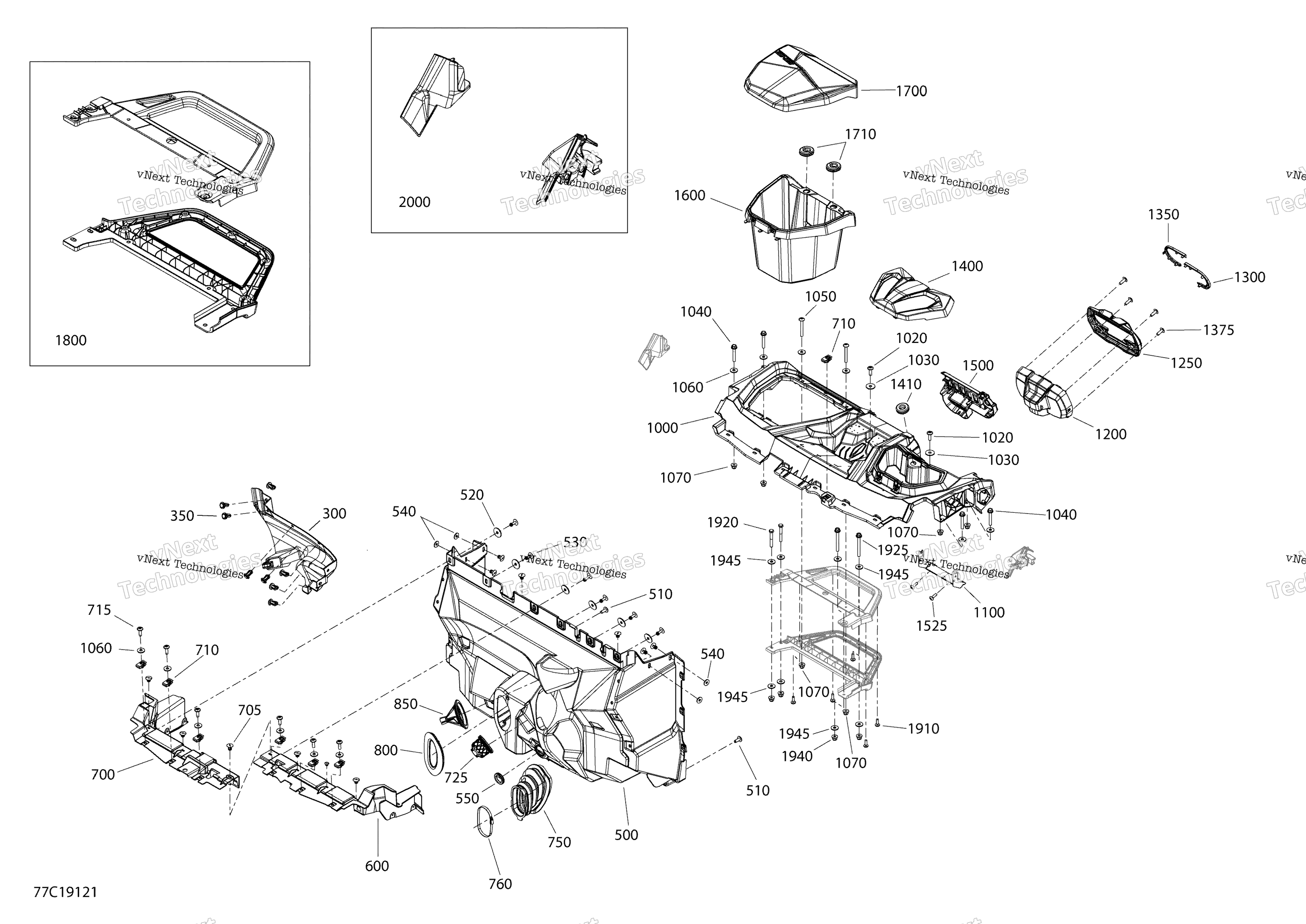 Cab Interior Maverick Sport Северная Америка Dash Section