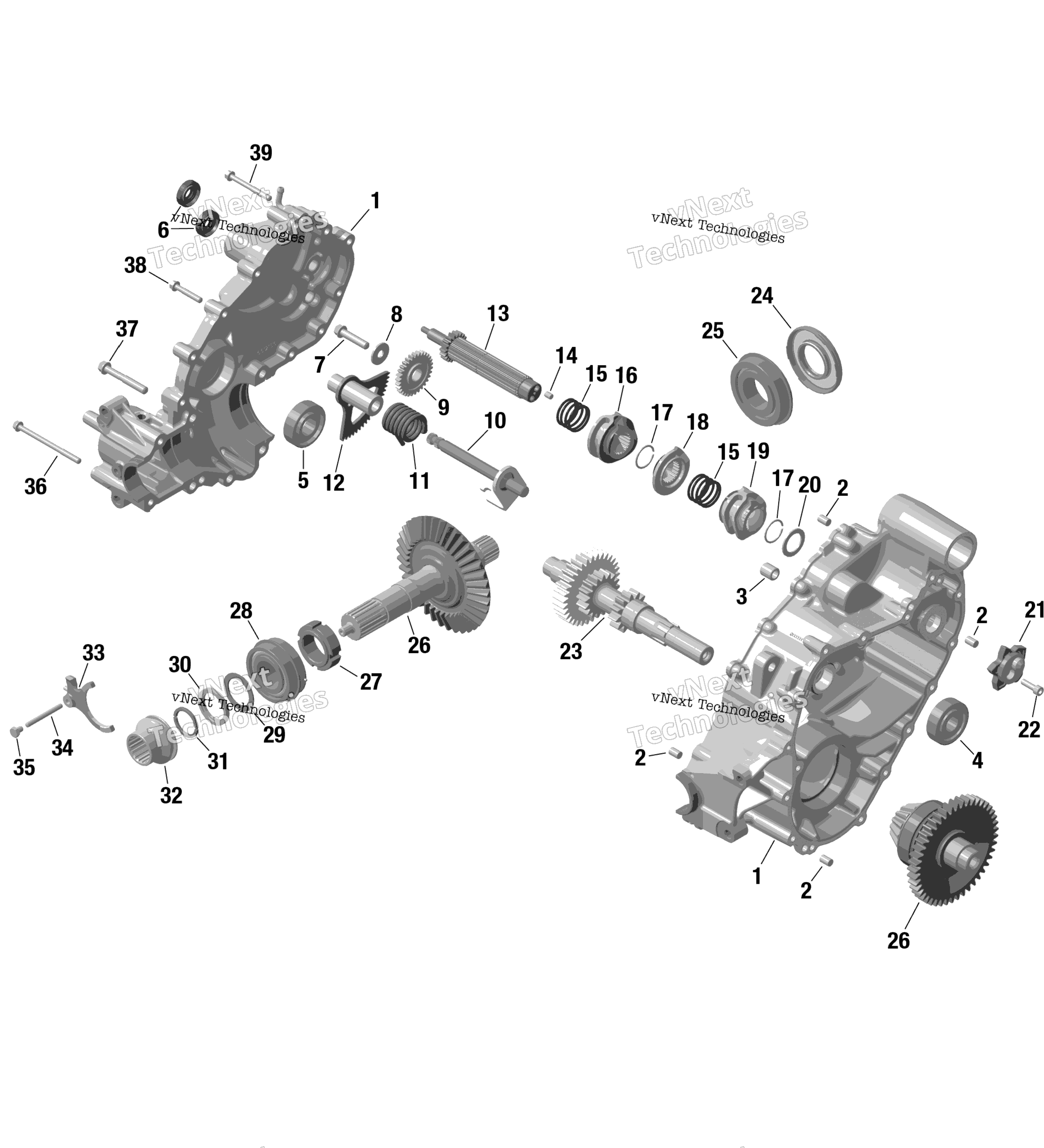 Rotax Gearbox 1