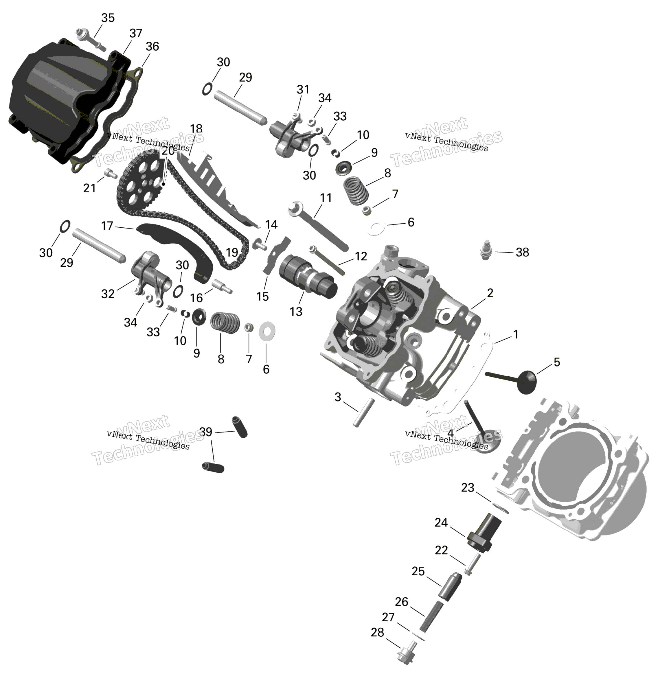 Rotax цилиндр головка