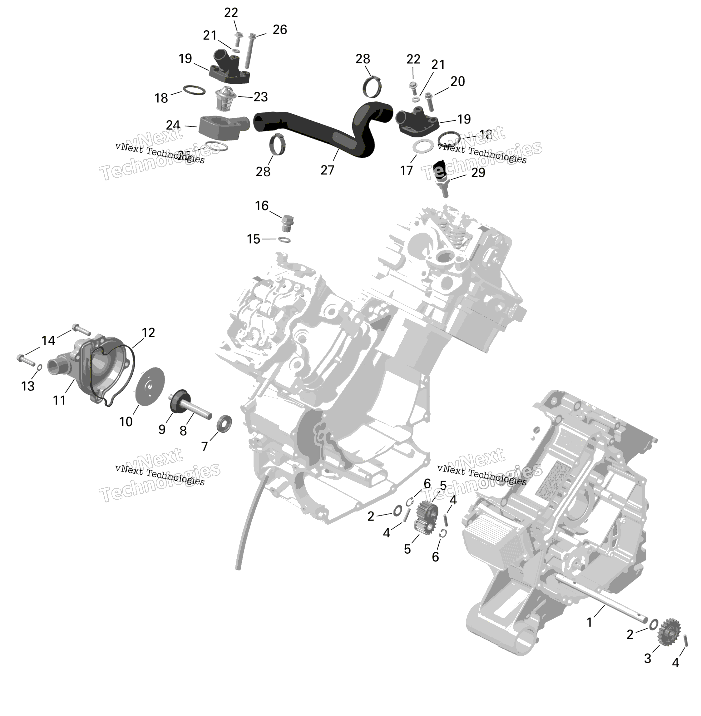 Rotax двигатель охлаждение