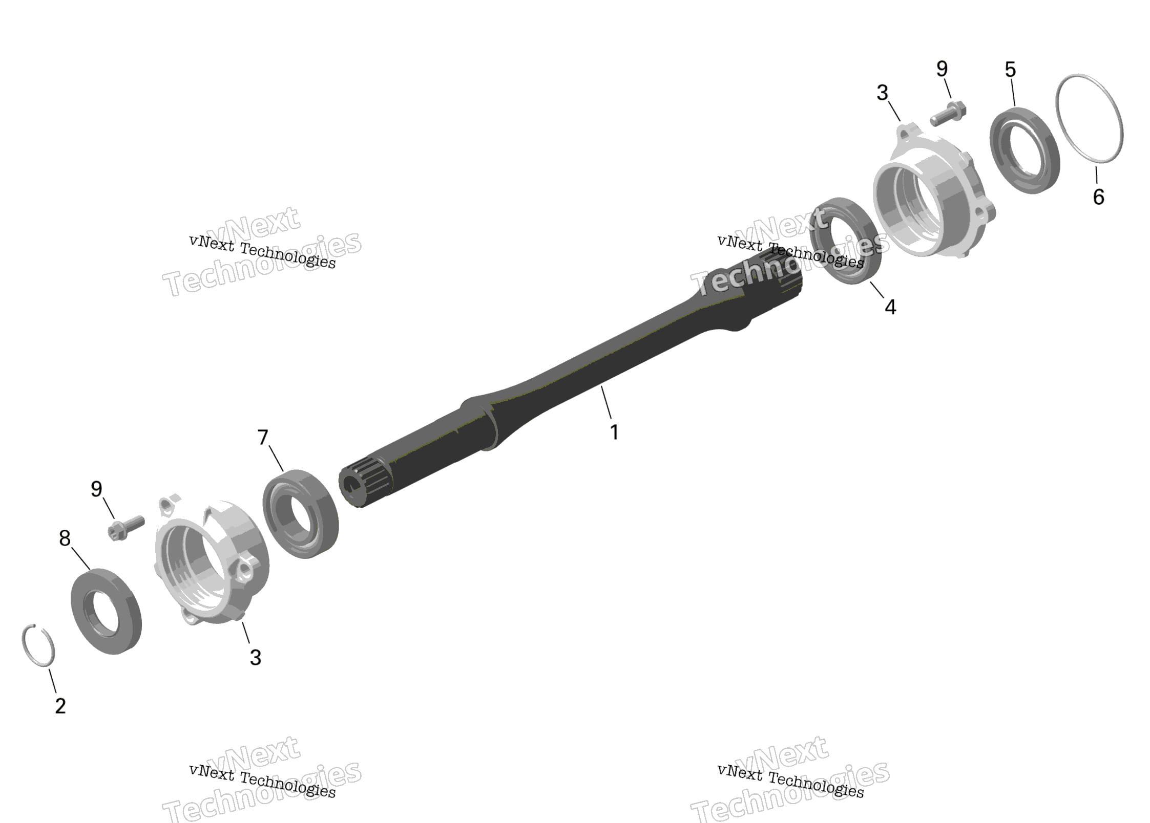 Rotax привод Shaft