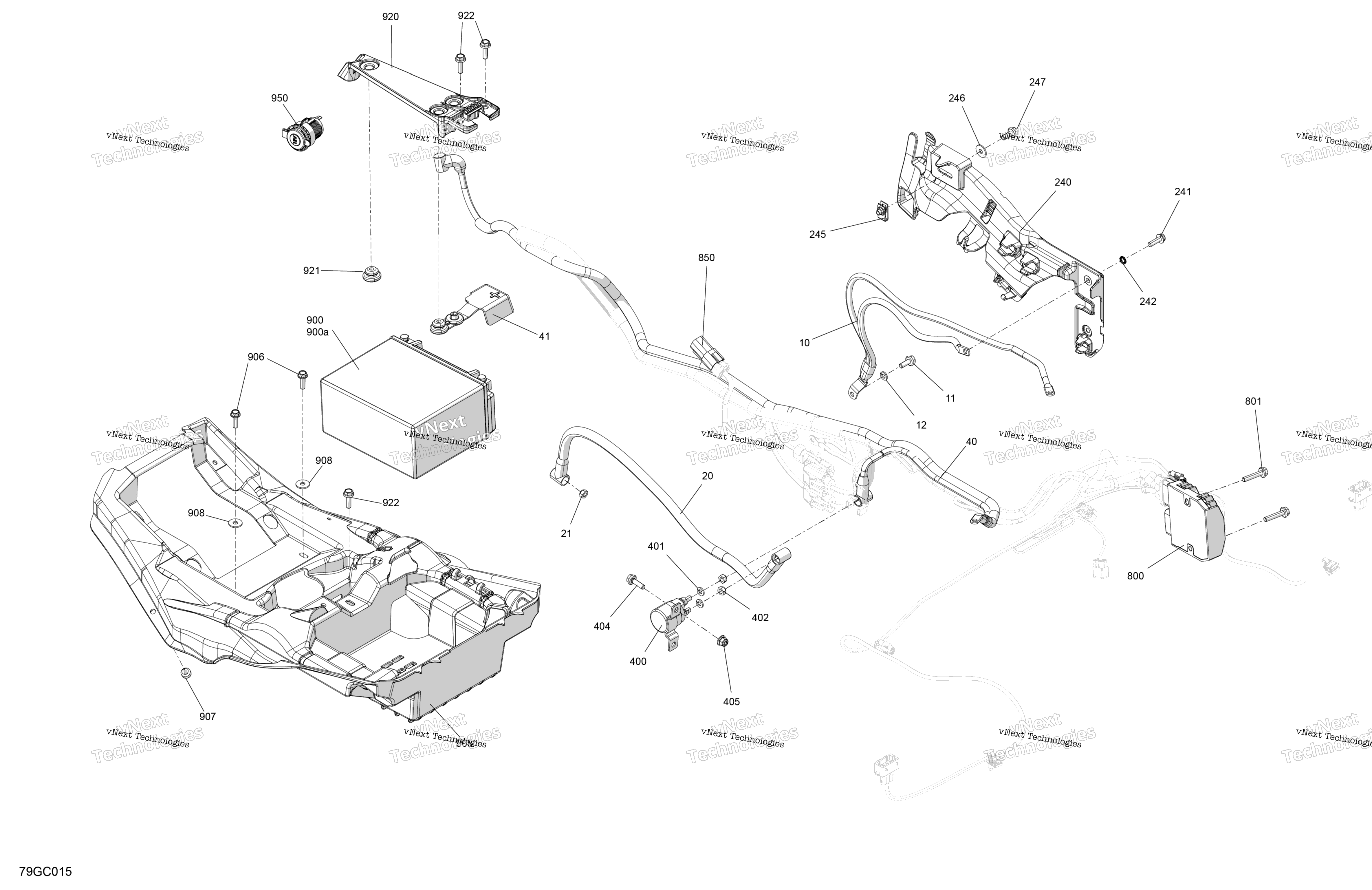 Электрооборудование - Rear Section